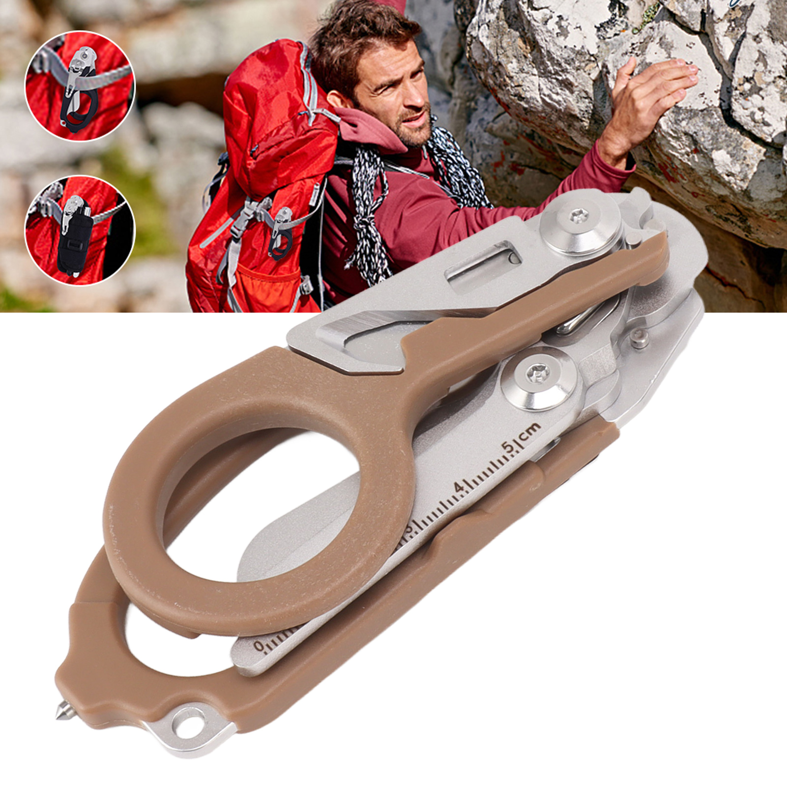 Notfall-klappschere Für Zuhause, Multifunktionale Gartenschere, Modell 2