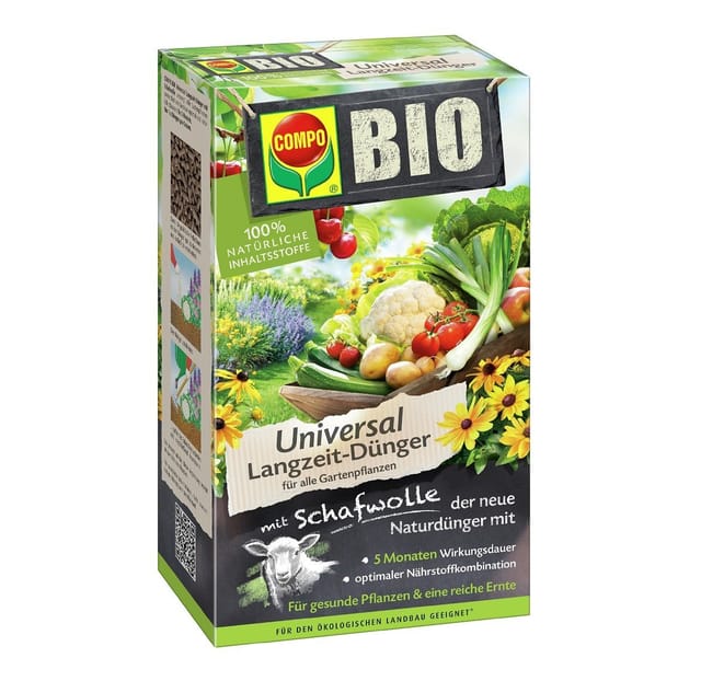 Bio Universal Langzeit-Dünger mit Schafwolle 2kg - Compo