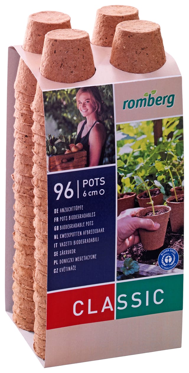 96 Anzuchttöpfe 6cm rund - Romberg