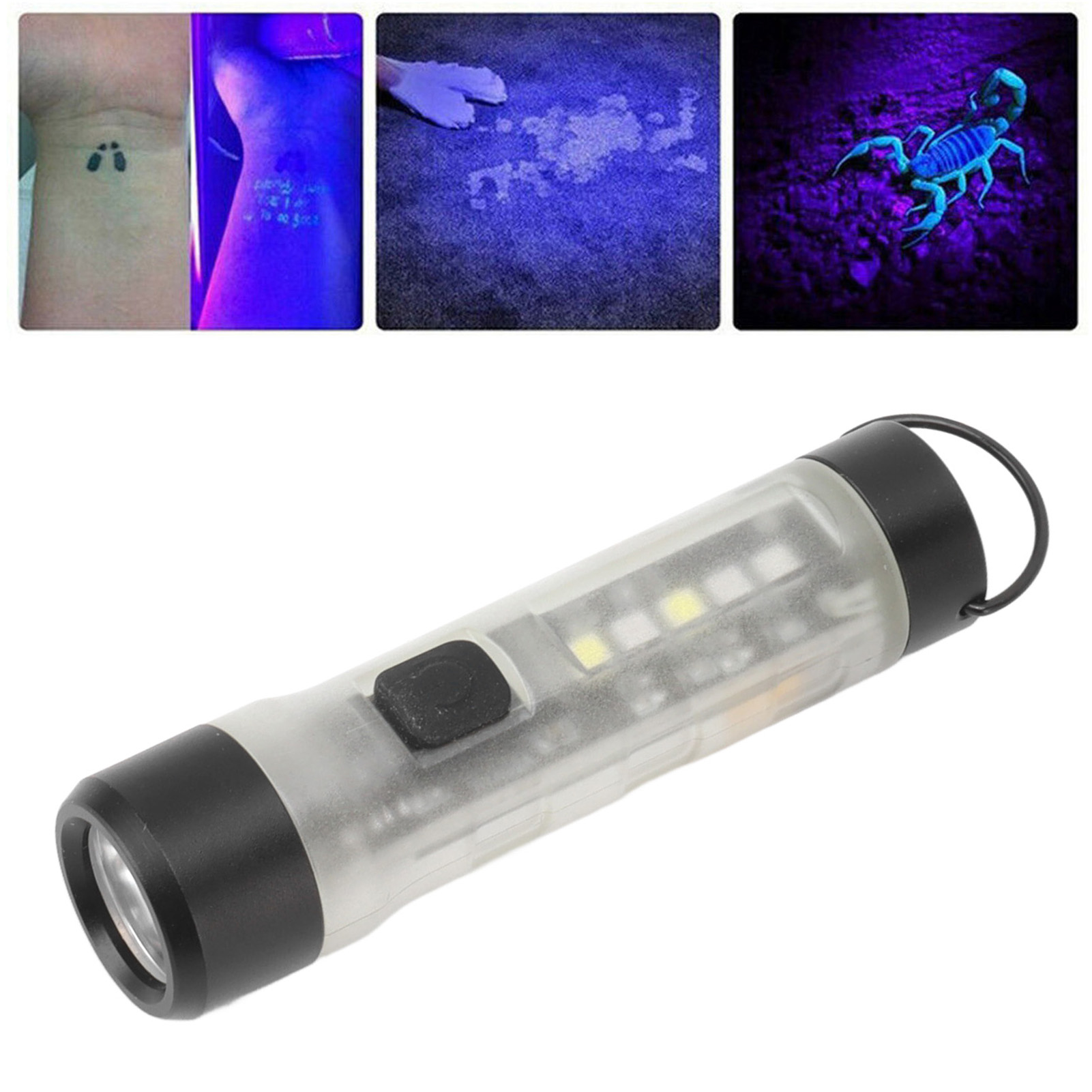Wiederaufladbare Edc-taschenlampe Mit Usb Typ-c-anschluss, 700 Lumen, Ultrahell, Ideal Für Camping, Wandern Und Notfallsituationen.
