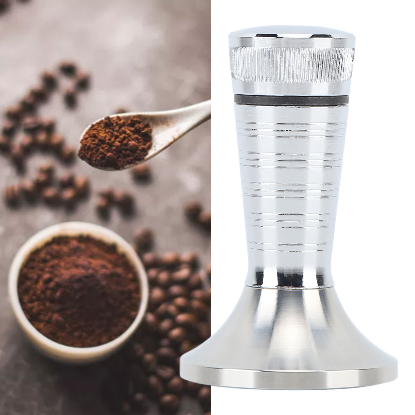 Kaffeetamper, Pulverspender Aus Edelstahl Für Espressomaschinen, 51 Mm Tamper.