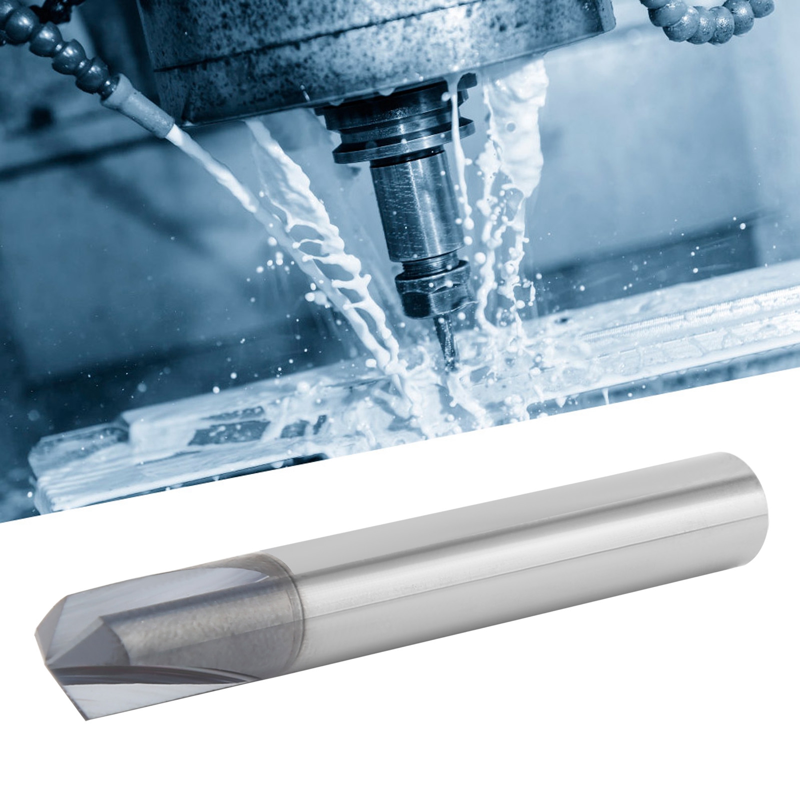3-schneidiger Fasenfräser, 120°-cnc-fräsbohrer, D8120°60l