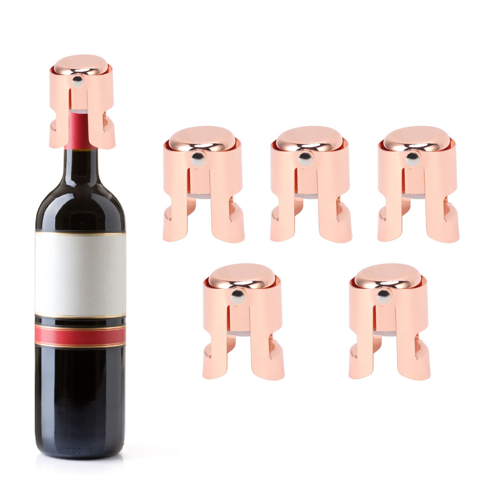 Champagnerverschluss Aus Edelstahl, Flaschenverschluss Für Champagner, Weinverschluss, Sektverschluss, Roségold