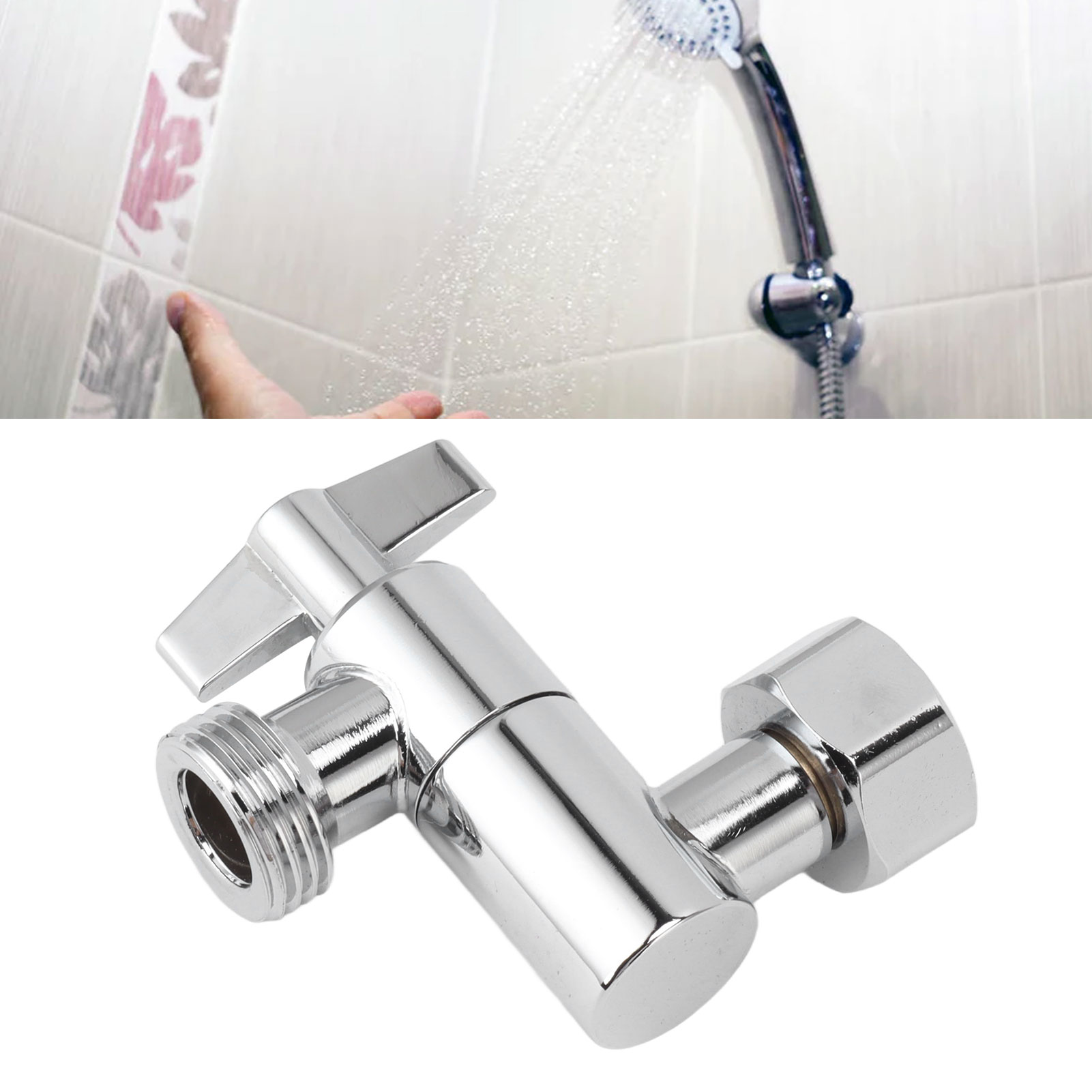 Handbrauseadapter, 135-grad-brausewinkel, Kupferverschraubung, Duschkopfadapter