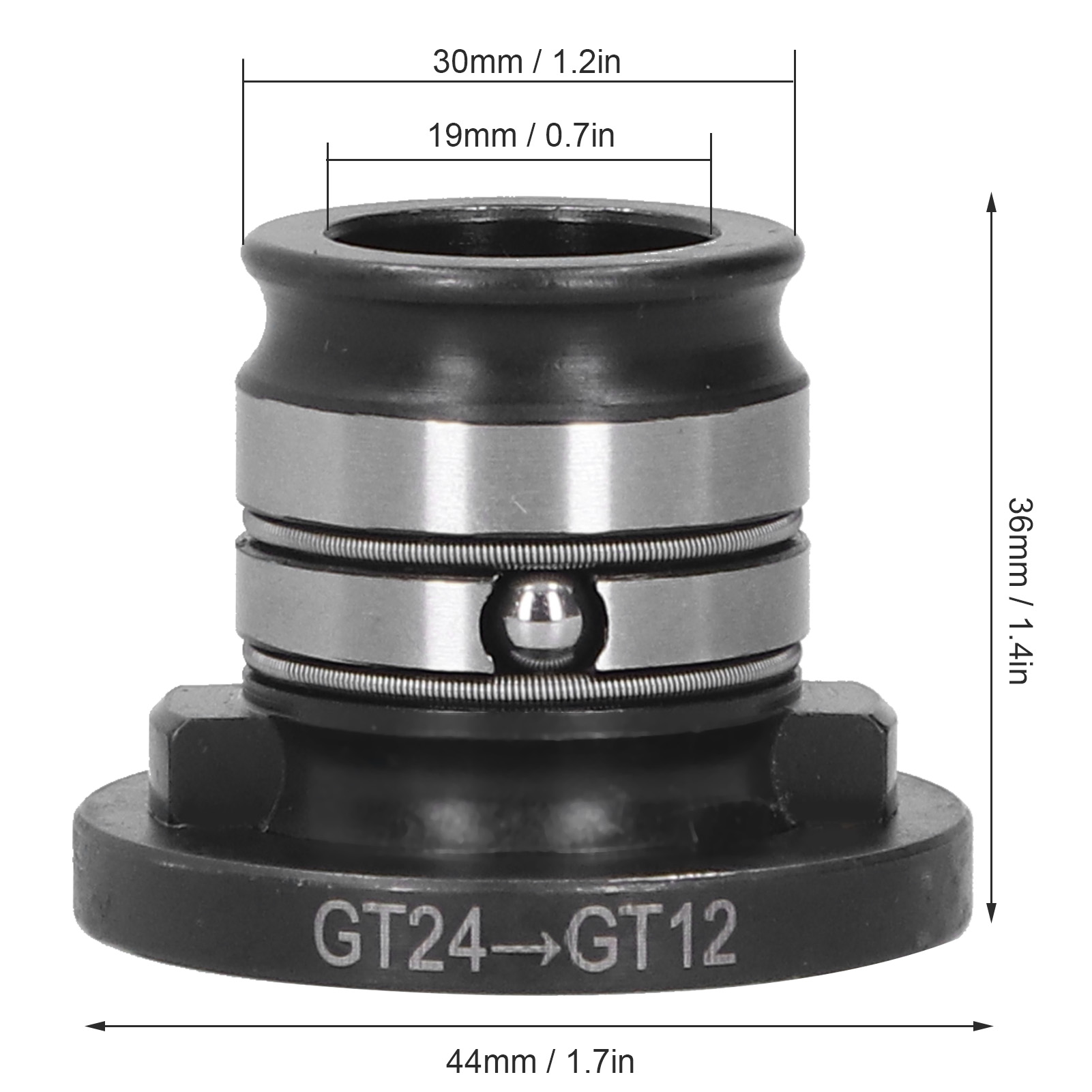 Gt24-gt12 Adapter-gewindeschneidfutter