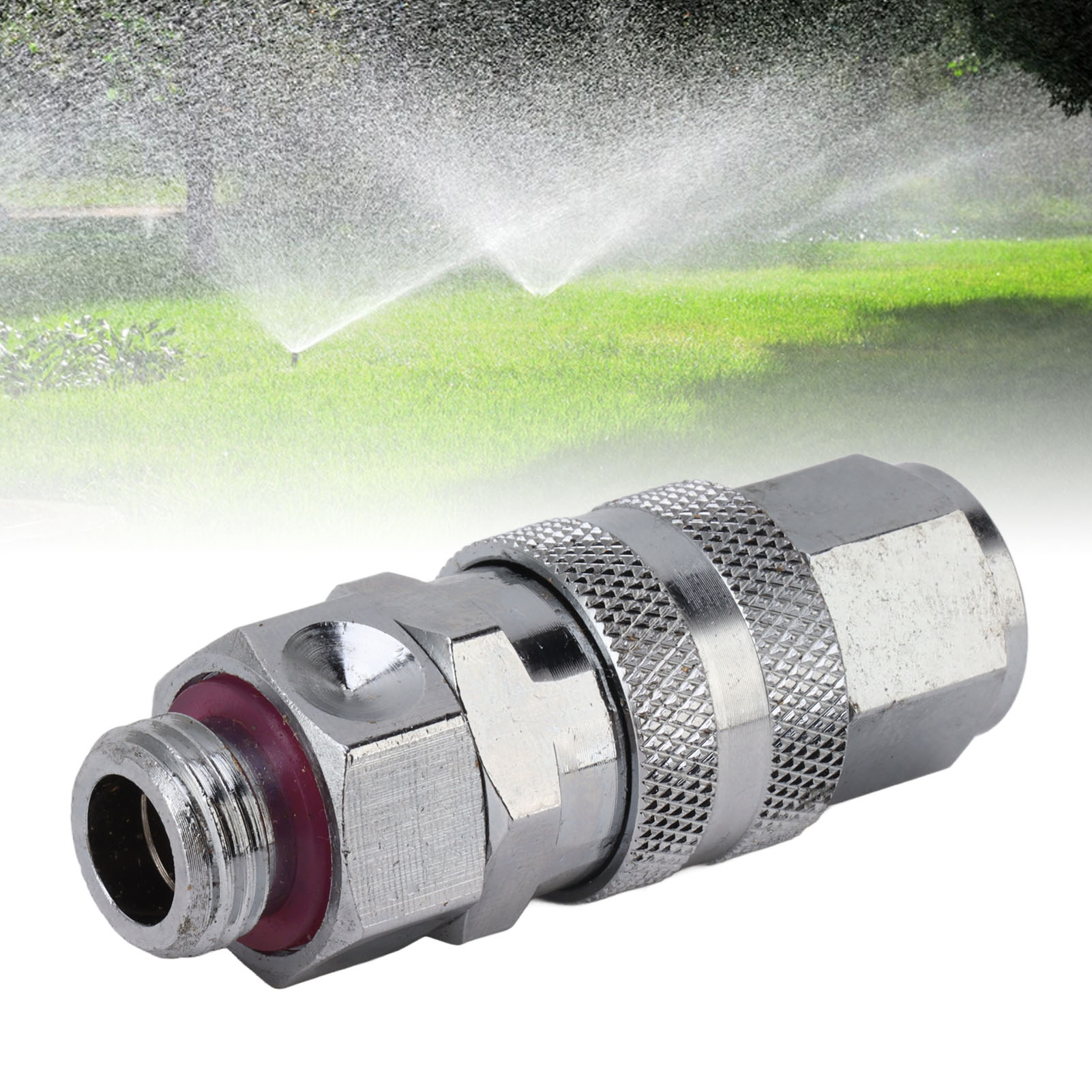 Verwicklungsfreier Adapter Für G3/8 Hochdruck-sprührohr Mit 360°-drehung Und Kupferanschluss.
