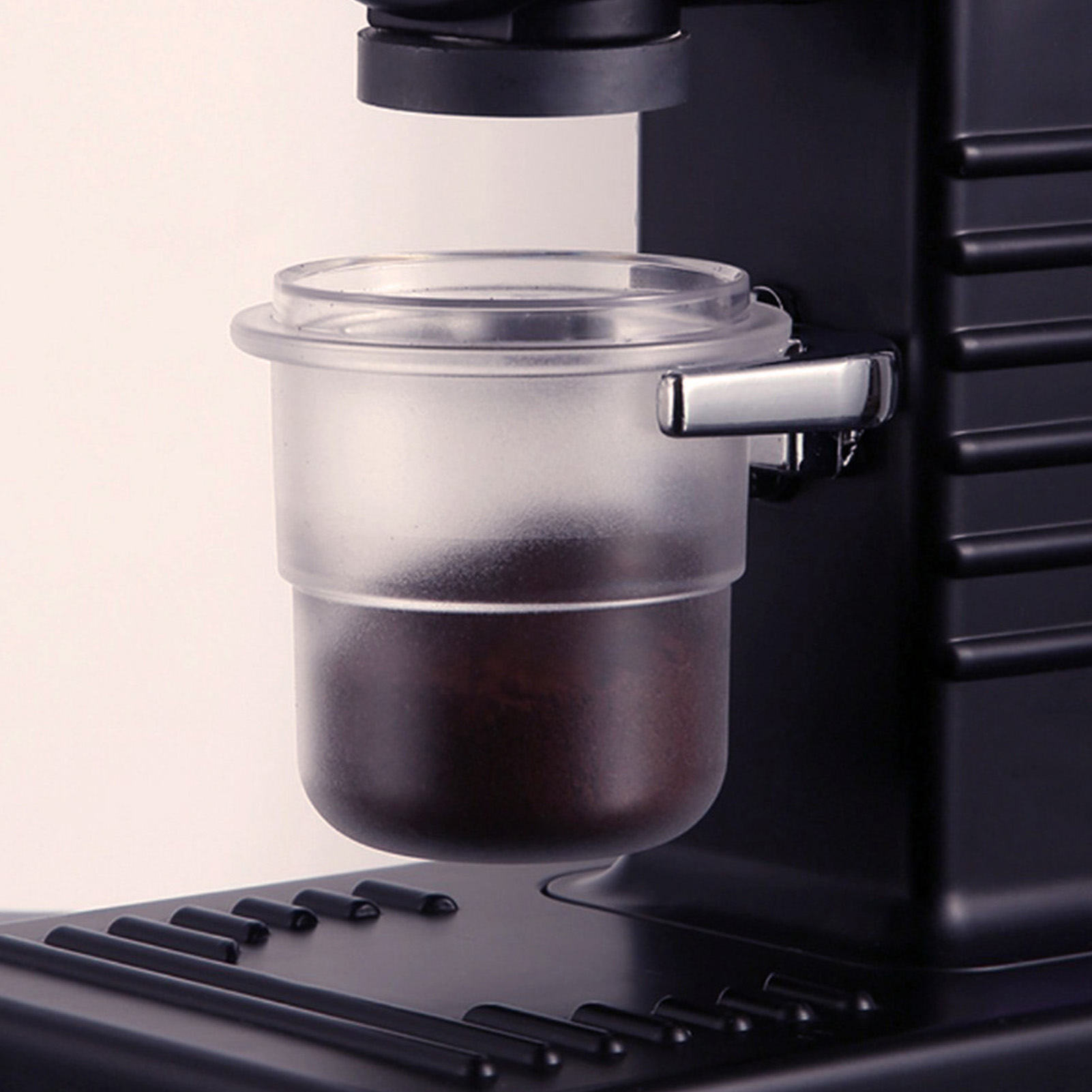 Halbtransparenter, Mattierter Kaffeepulverbehälter, 51/58 Mm Kaffeepulverbehälter, Kaffeemessbecher, 58 Mm Spritzschutz.