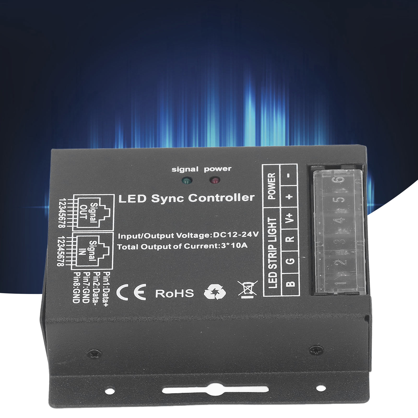 Rgb-dimmregler, Led-dimmmodul Und 24-tasten-fernbedienung Für Dc12v-24v Led-streifen