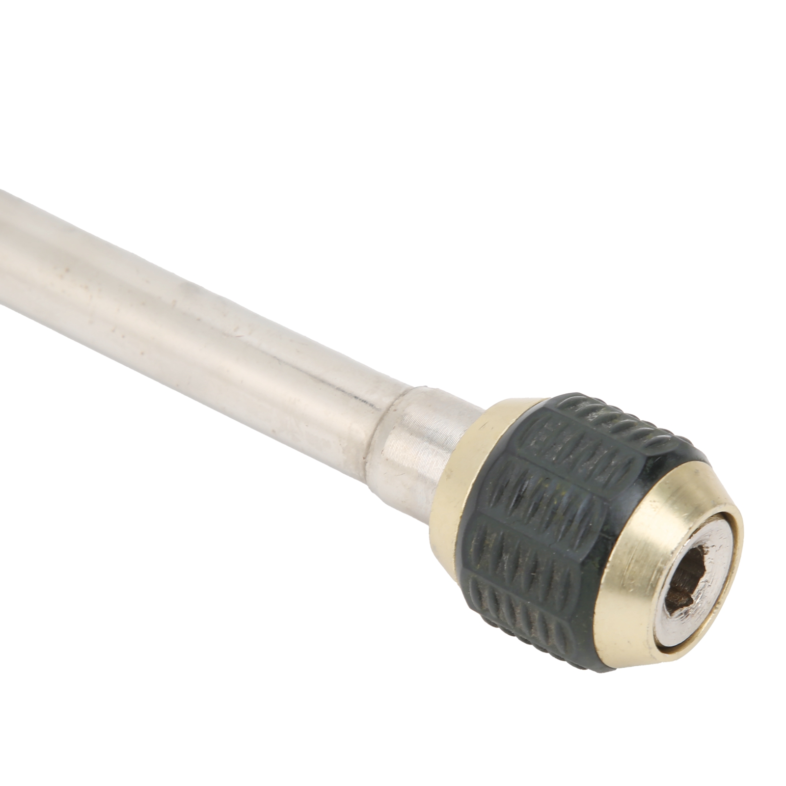 Schnellwechselverbinder Mit Einziehbarem Sechskantschaft Für Elektrische Bohrmaschinen, Dreibacken-winkelstück Auf 1/4" Innensechskant-selbstverriegelungs-verbindungsschaft, 300 Mm.