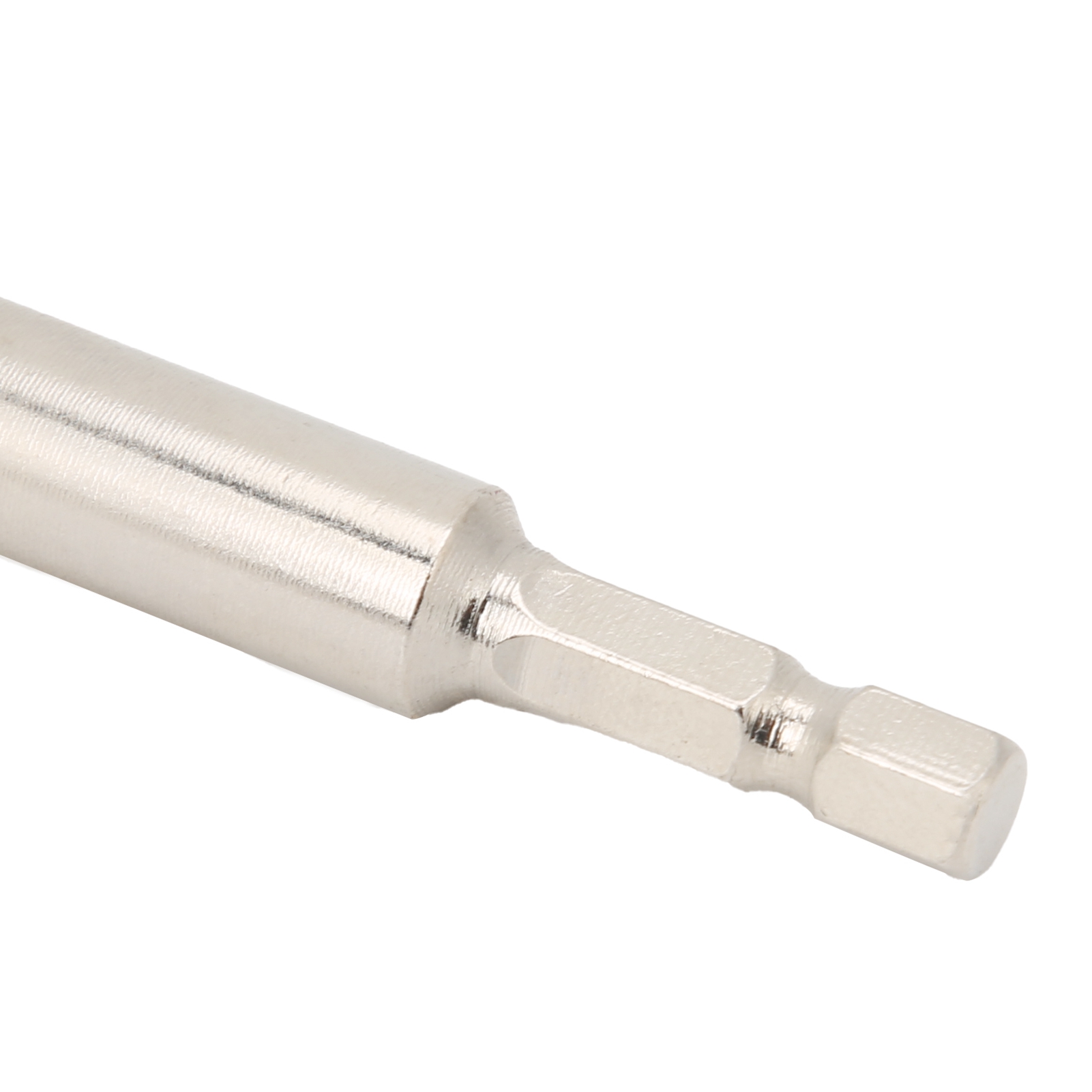 Schnellwechselverbinder Mit Einziehbarem Sechskantschaft Für Elektrische Bohrmaschinen, Drei-backen-winkelstück Auf 1/4" Innensechskant-selbstverriegelungs-verbindungsschaft, 150 Mm.
