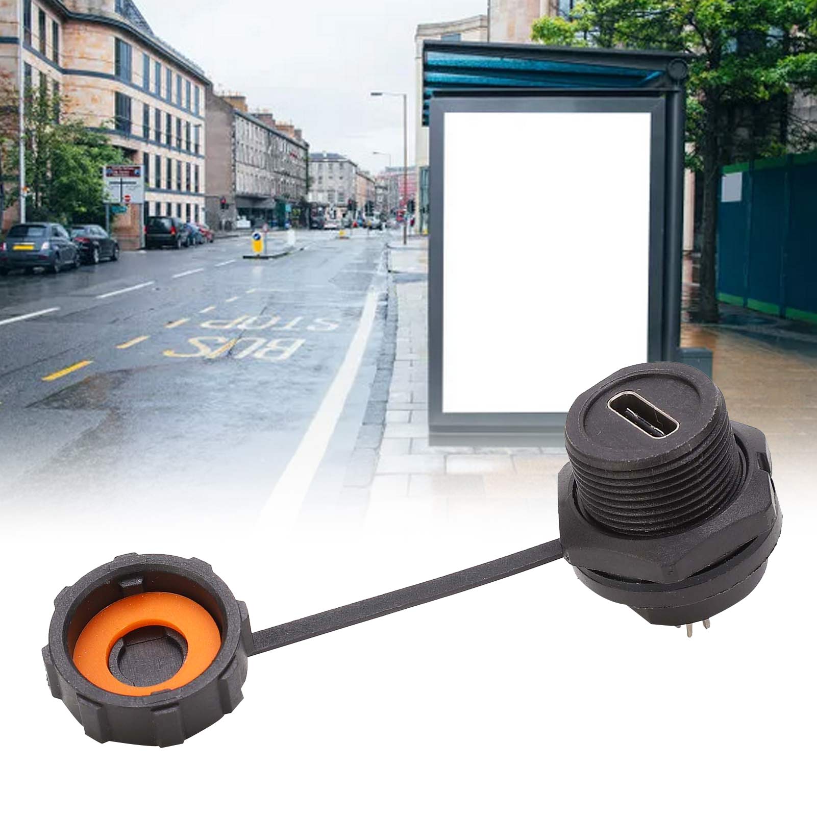 Wasserdichter Usb-anschluss E10tpc-tf1-f, Typ C (weiblich), Rückseitiger Stecker Auf Der Leiterplatte
