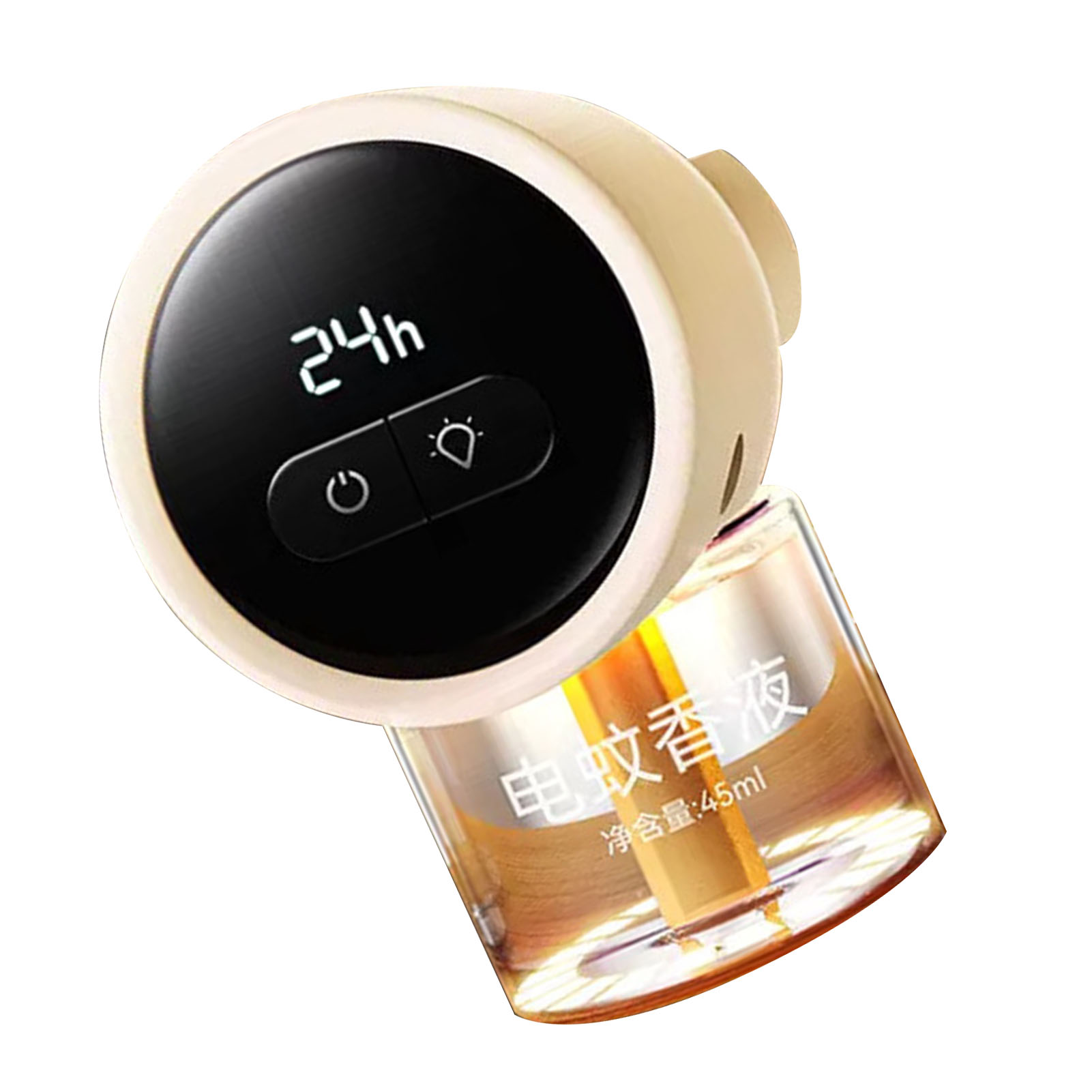 Elektrische Moskitospirale Für Intelligentes Zuhause Mit Timer, Mückenvernichter Und -abwehrmittel, Hochwertiges Mückenschutzmittel, Cremeweiße Farbe.
