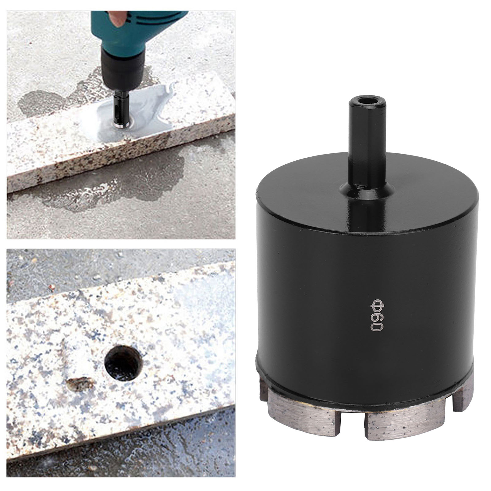 60-mm-sinterdiamantbohrer Für Fliesen, Beton Und Marmor