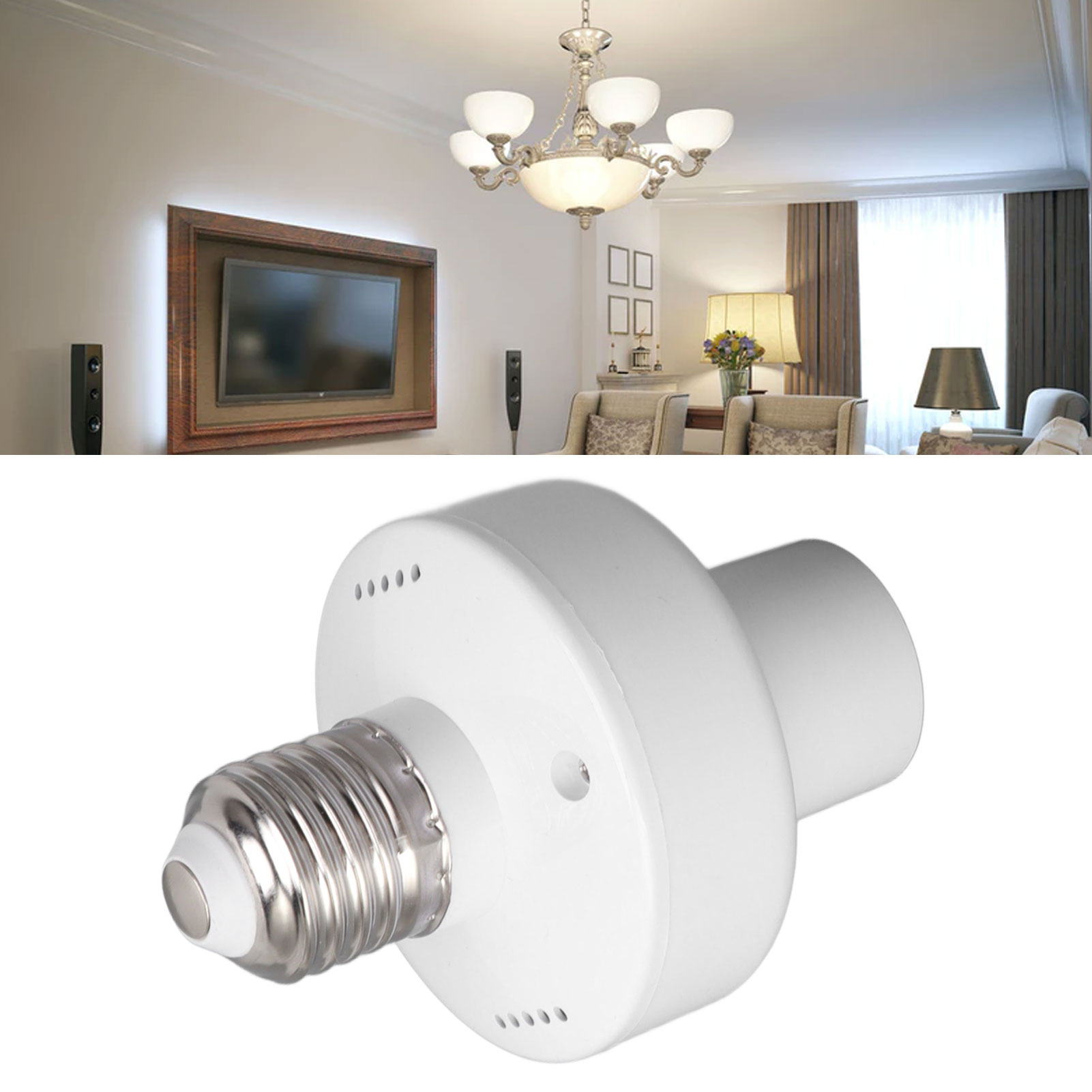 E27/e26 Wifi Smart Lampenfassung: Intelligente Lampenfassung Im Graffiti-stil Mit App-steuerung, Timer, Drahtloser Sprachsteuerung, Kompatibel Mit Alexa Und Google Home.
