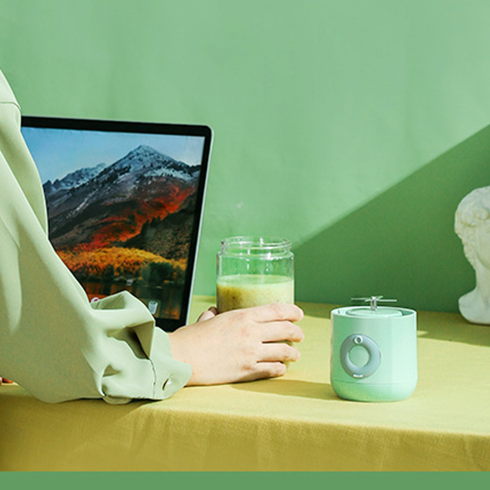 Beliebter Tragbarer Entsafter, Mini-elektro-entsafter, Kleiner Haushalts-entsafter, Usb-entsafter, Matcha-grüntee.