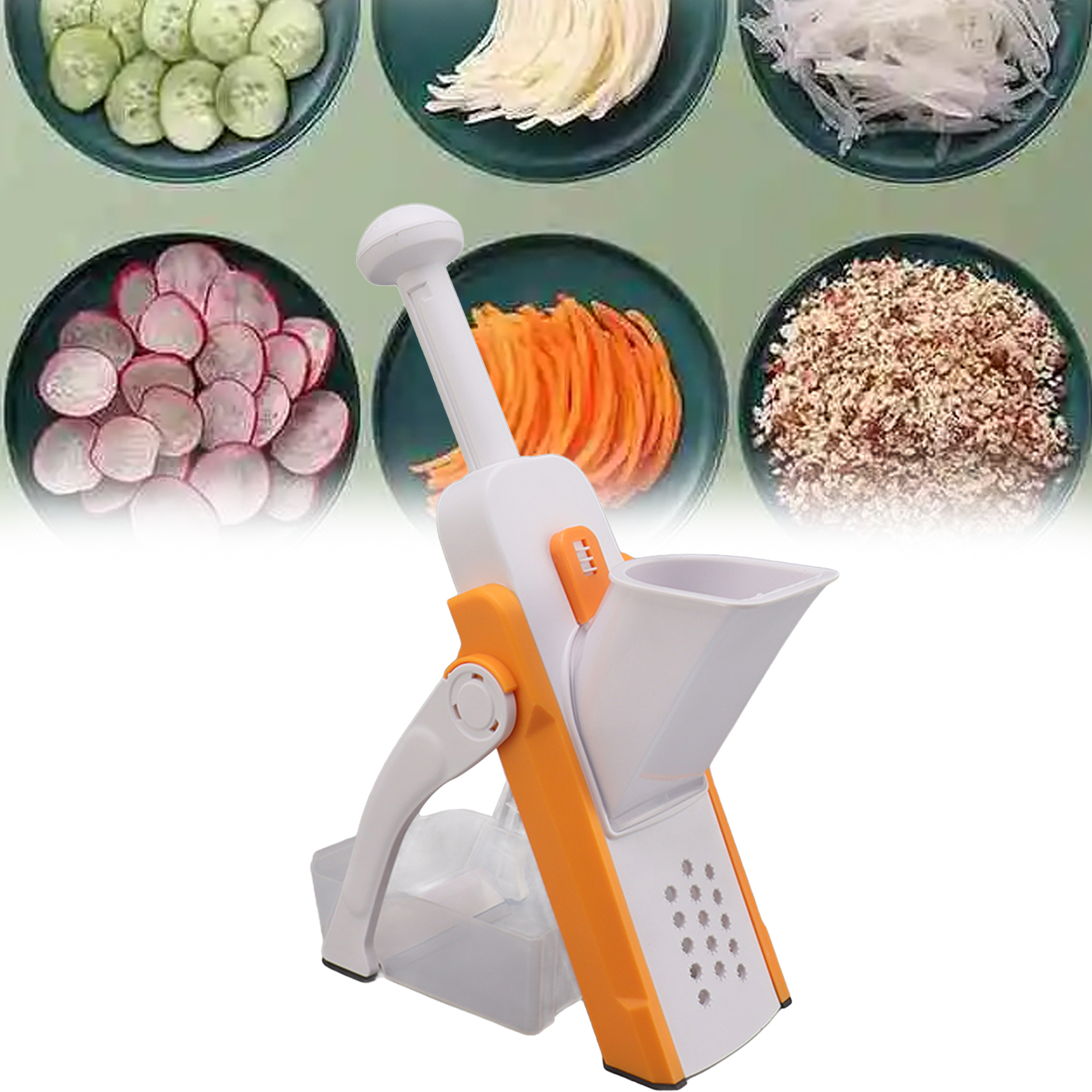 Multifunktionaler Gemüseschneider, Reibe, Hobel Und Schneidemaschine Für Die Küche, Ideal Zum Schneiden Von Kartoffeln.