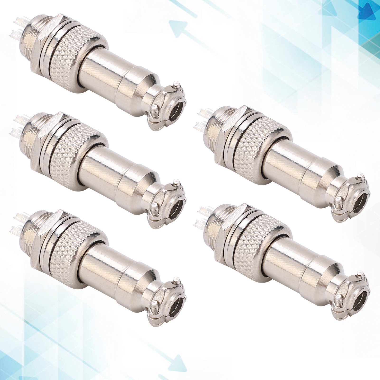Gx12 Luftfahrtstecker Und -buchsen, Kompletter Satz Gx12-2-3-4-5-6p Luftfahrtstecker Und -steckverbinder, 4-polig.