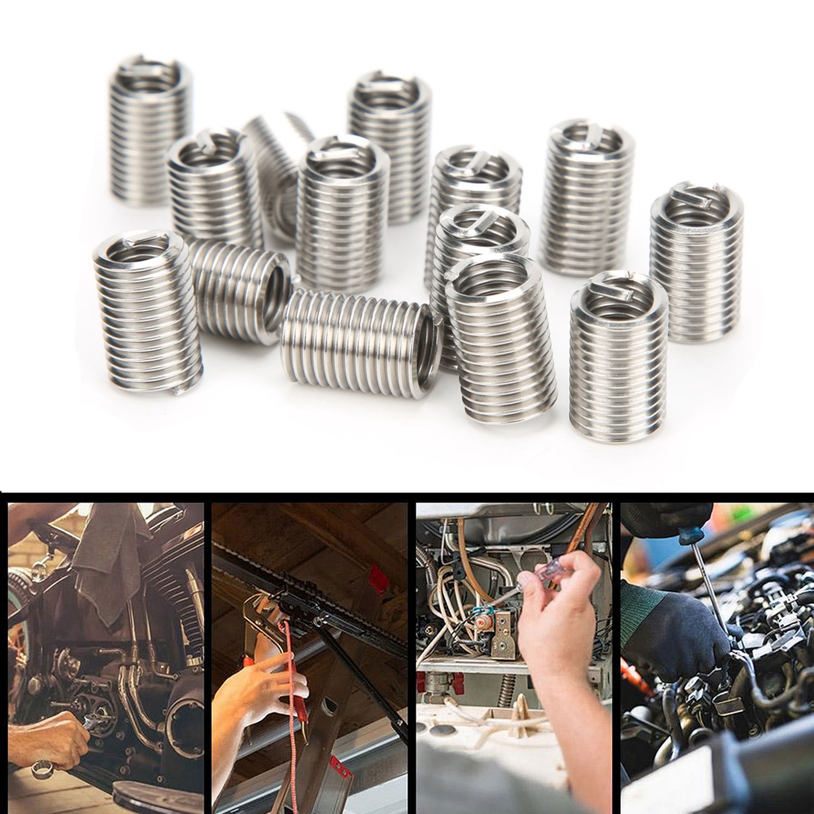 50 Stück Us-standard-gewindeschutzhülsen 5/16"-183d Für Gewindereparaturen