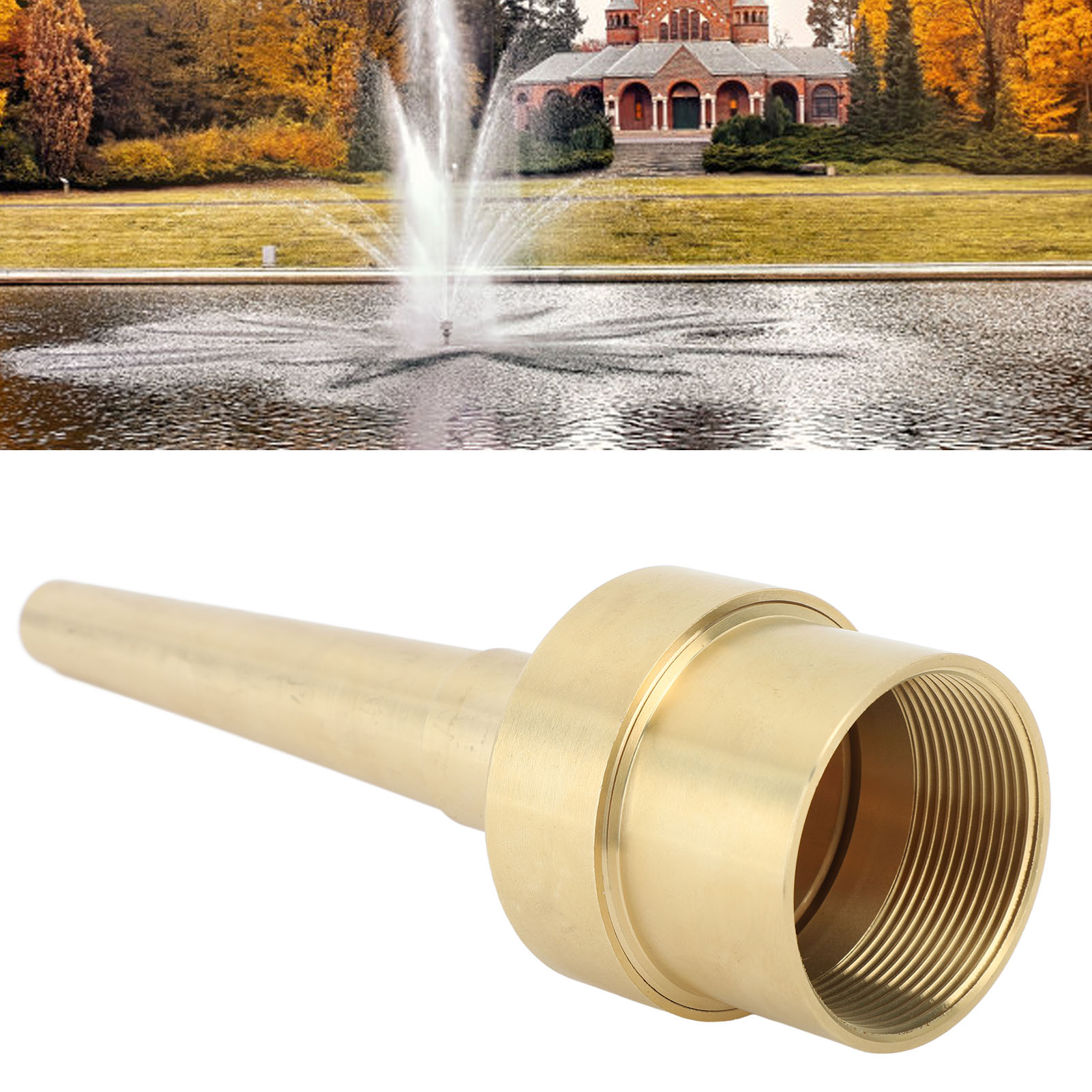 Cc-düse Vollständig Aus Kupfer, Verstellbare Omnidirektionale Kugeldüse Für Die Direkte Projektion Von Musikalischen Landschaftsbrunnen G2,5