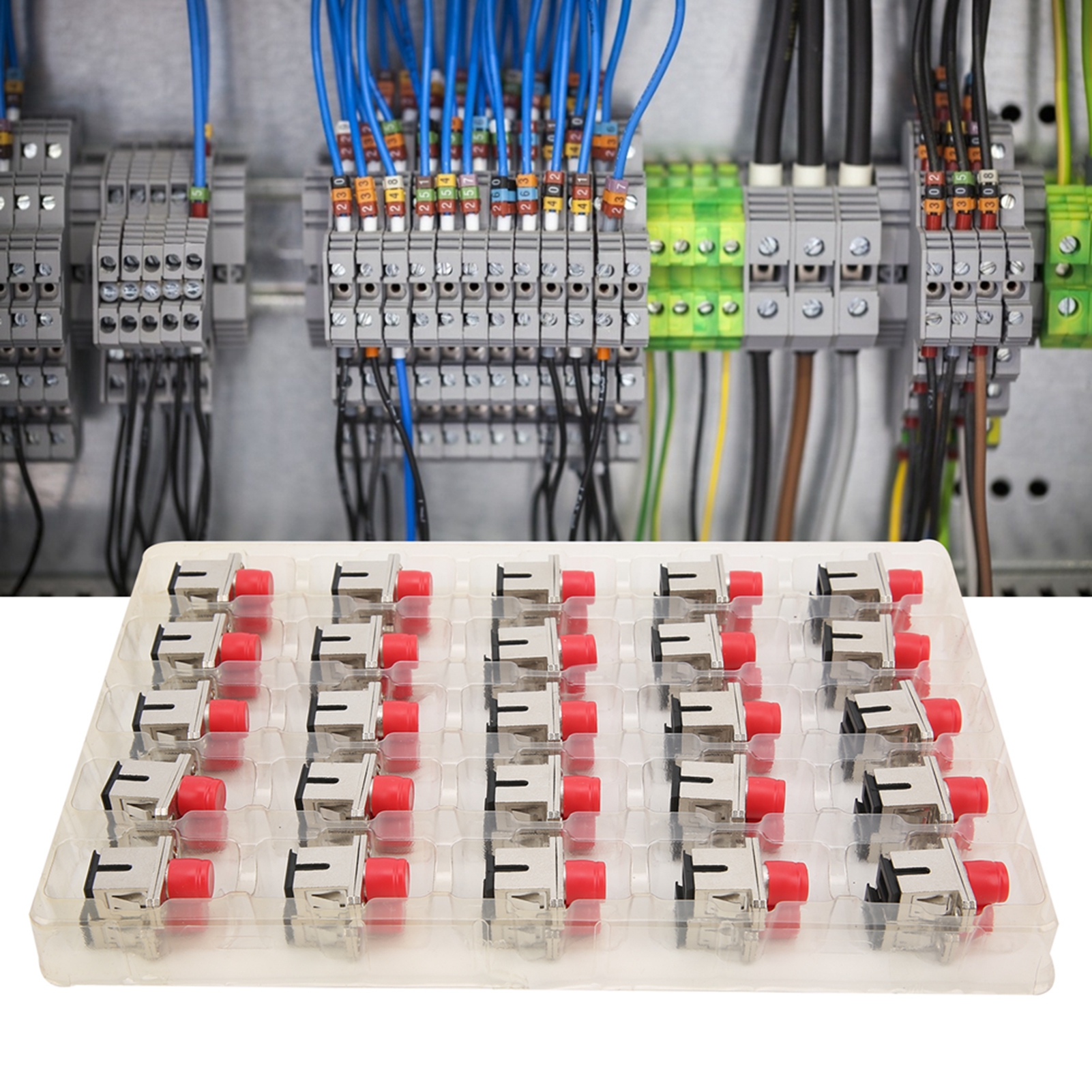 Sc-fc Simplex-lwl-koppler, Lwl-kopplerstecker, Lwl-adapter, Sc-fc/upc-metall