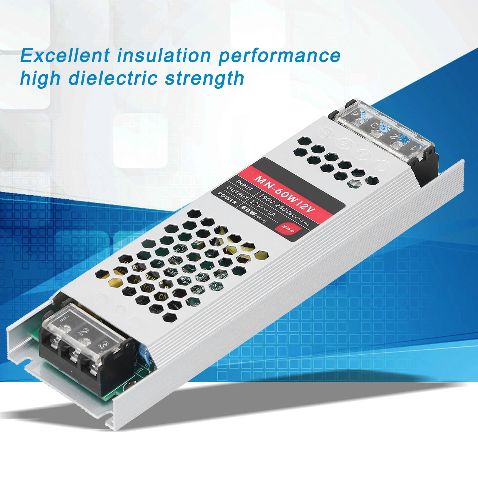 60-w-schaltnetzteil Für Ultradünne Led-streifen Der Ctg-serie, 12 V Dc