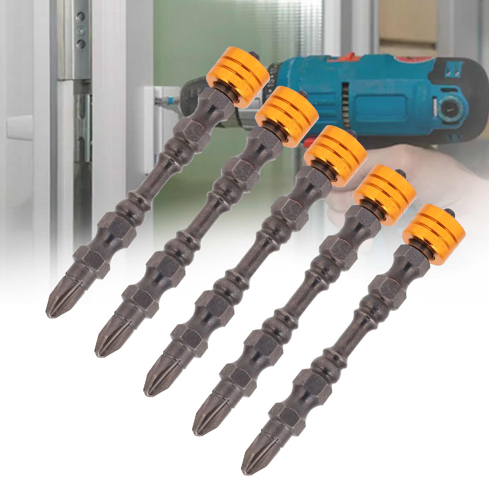 Elektrischer Schraubendreherbit Typ D, 65 Mm Pneumatischer Schraubendreher Mit Magnetspule Aus Einer Legierung