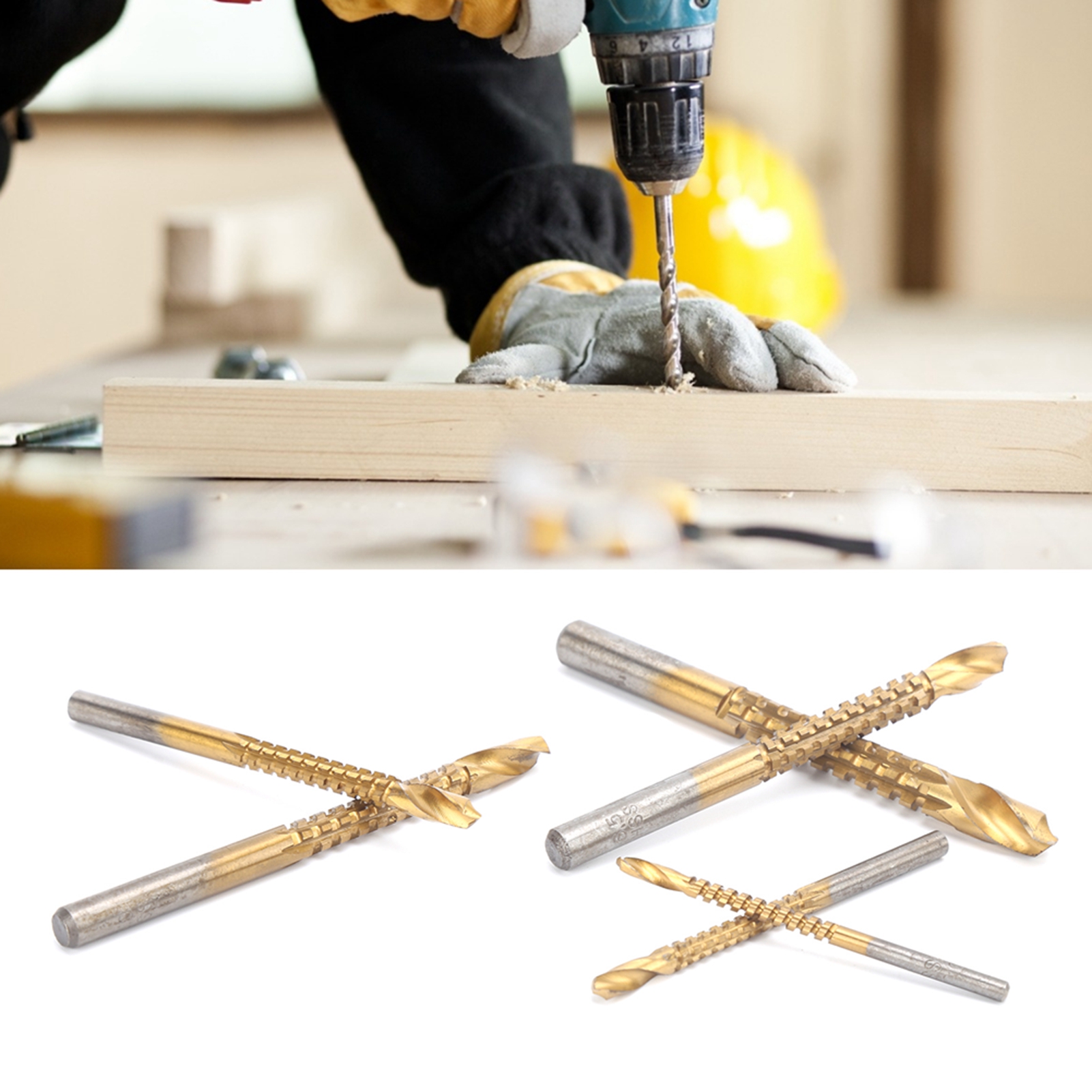 Set Mit 6 Gezahnten Nietbohrern, Für Elektrische Bohrmaschinen, Modellbauwerkzeuge, Zum Bohren Und Nuten, Sägen Und Holzbohrmaschinen, Vielseitig Einsetzbar, Zum Bohren Und Öffnen Von Löchern