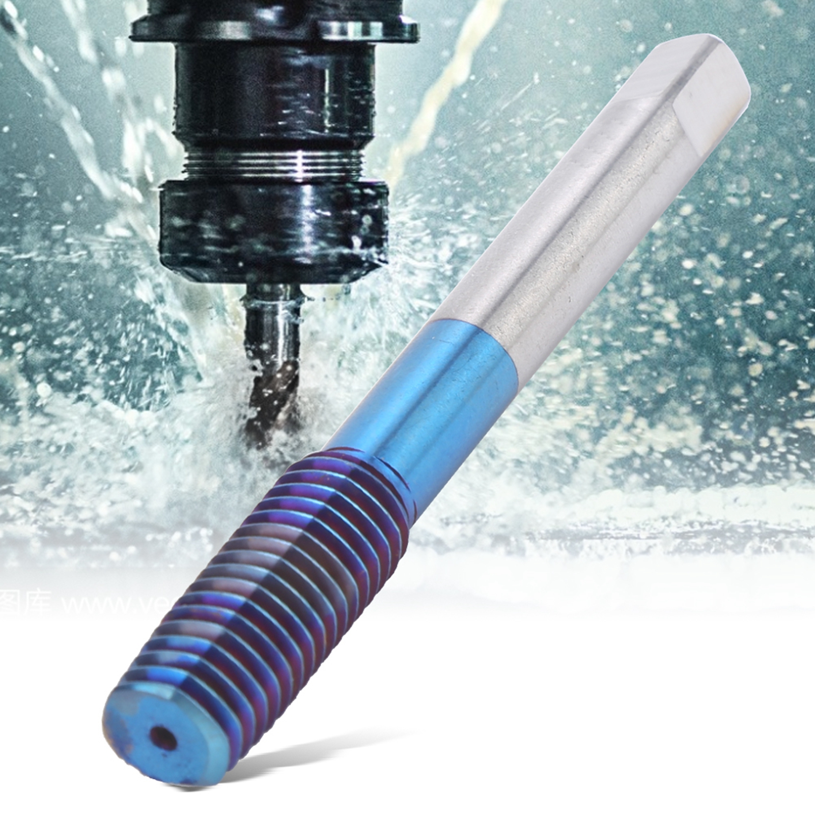 M10-extrusionsgewindebohrer Mit Blauer Nanobeschichtung Für Metrische Maschinen