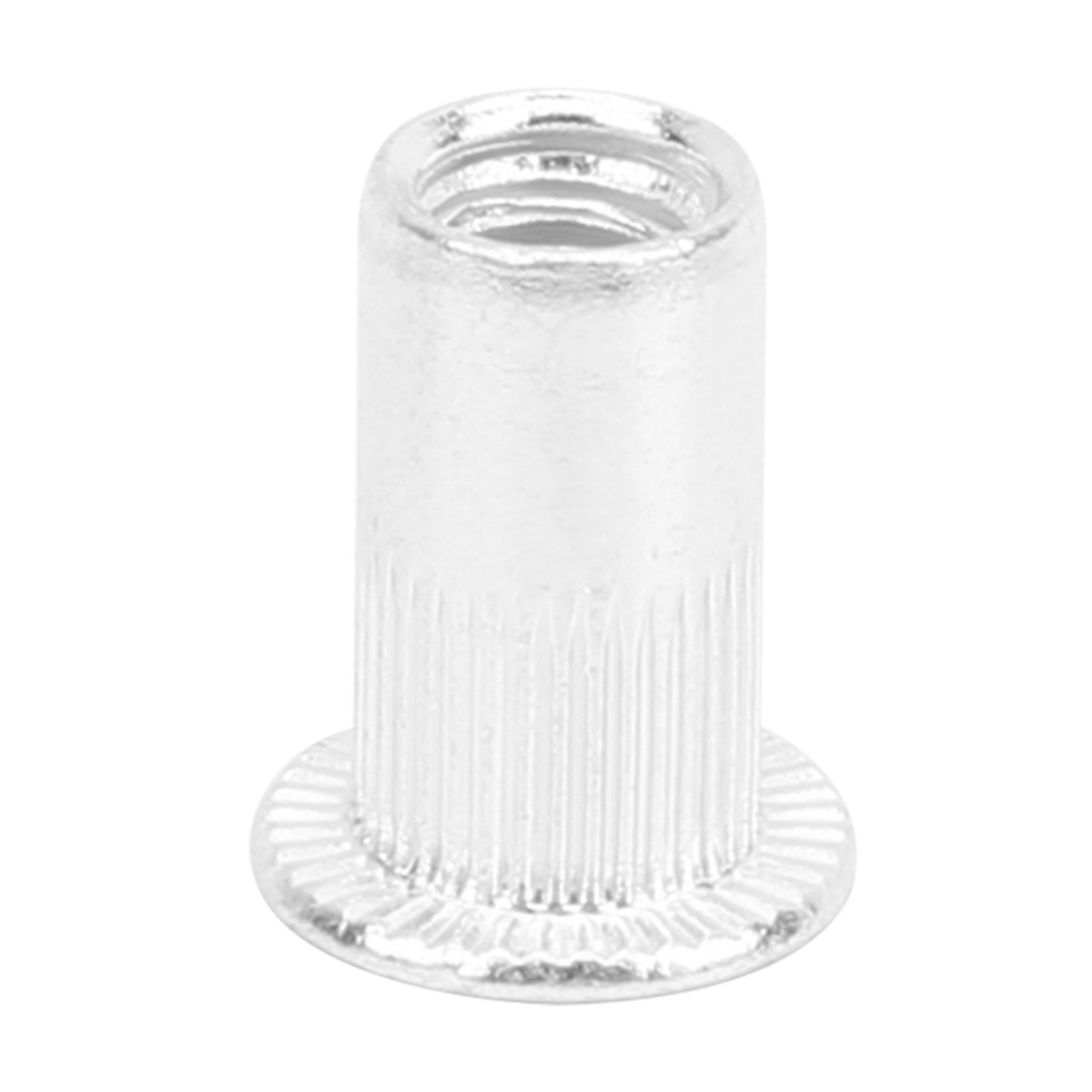 100 Stück/packung M5 Aluminium-nietmuttern Mit Flachkopf Und Vertikaler Nut