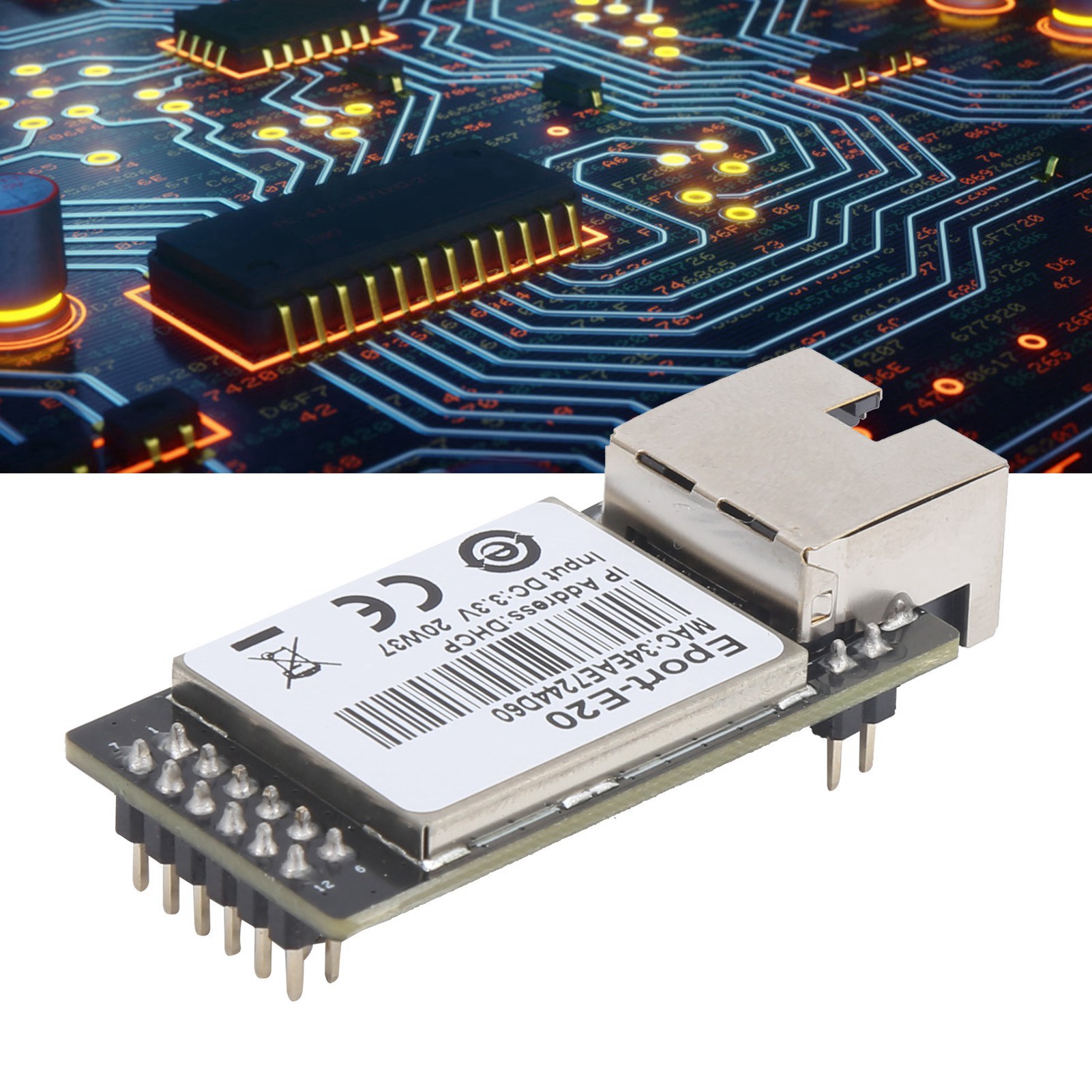 Seriell-zu-ethernet-modul Für Server-mikrocontroller, Ttl/rj45-zu-ttl-netzwerkmodul