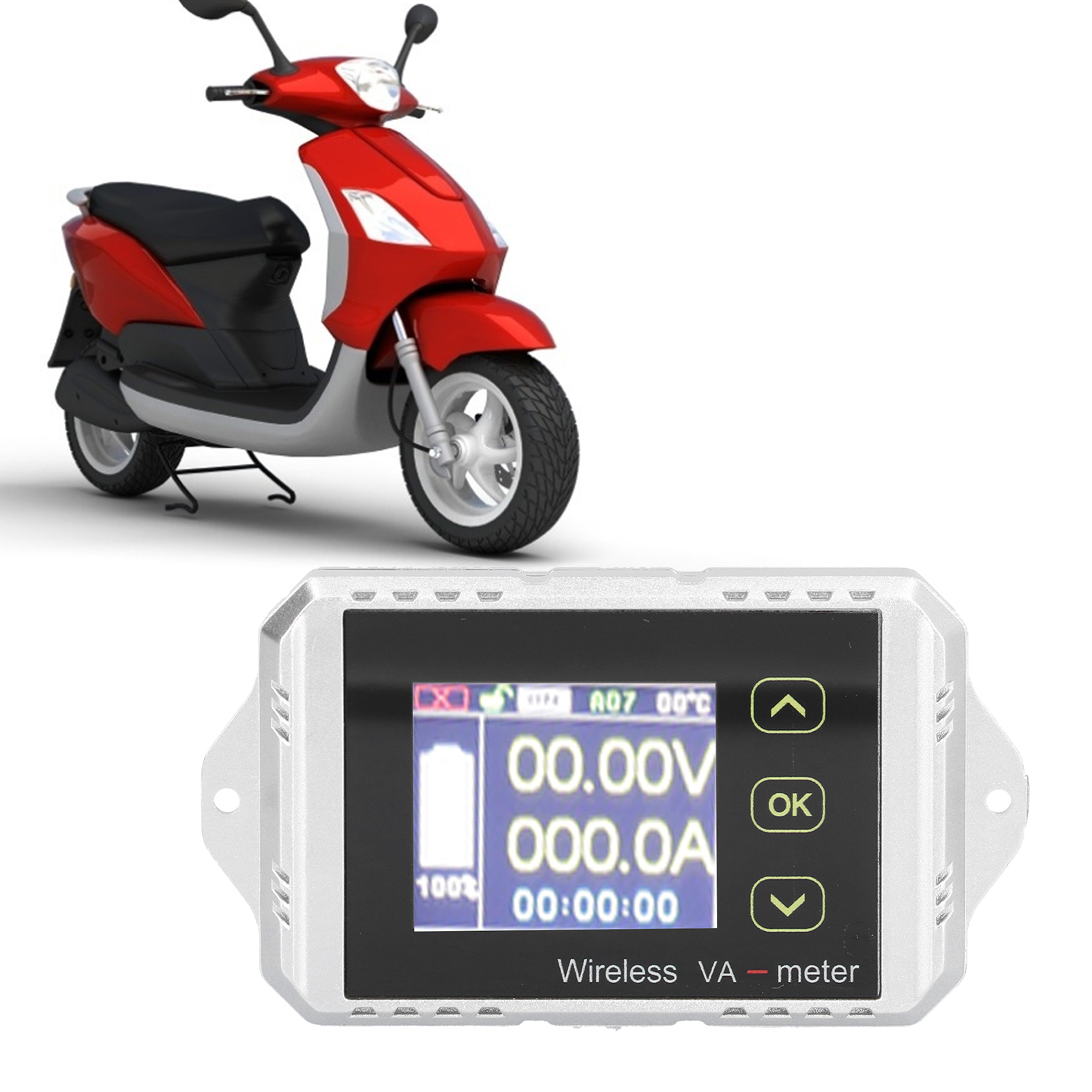 Gleichstrom-voltmeter Mit Farbanzeige, Amperemeter, Kapazitätstester Für Elektrofahrzeuge, Coulombzähler Vat-1200