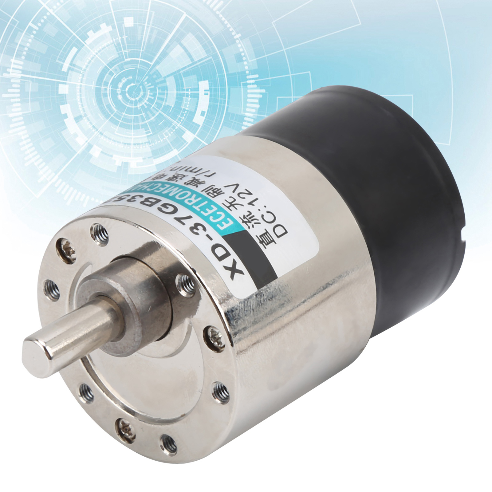 Xd-37gb3525 12v Bürstenloser Gleichstrommotor, Kleiner Bürstenloser Getriebemotor, Vorwärts- Und Rückwärtsmotor, Motor Mit Niedriger Drehzahl, 20 U/min