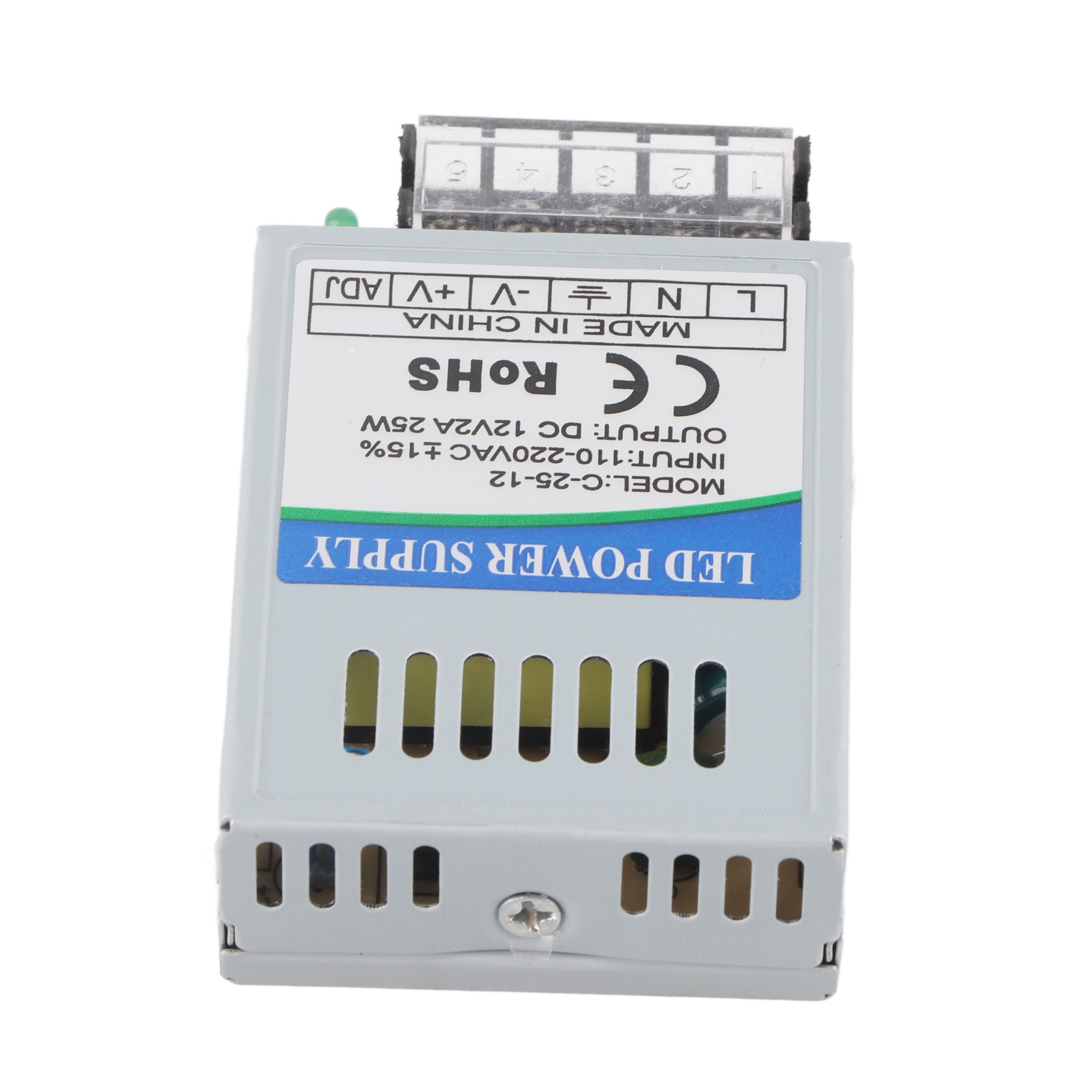 Ultradünnes 25-w-12-v-schaltnetzteil Für Leds, 110/220 V Wechselstrom
