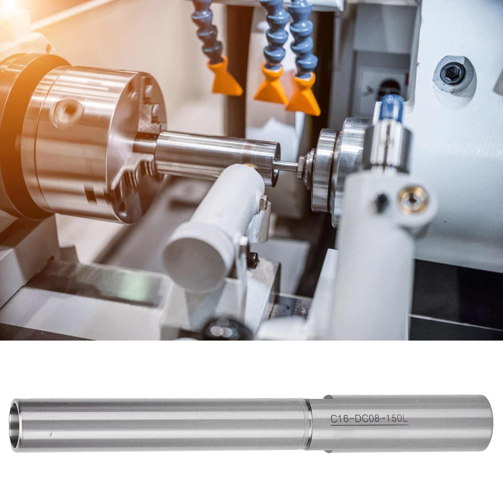 Federklemme Für Hochpräzise Verlängerung, Werkzeughalter Mit Kleinem Durchmesser C16-dc08-150l