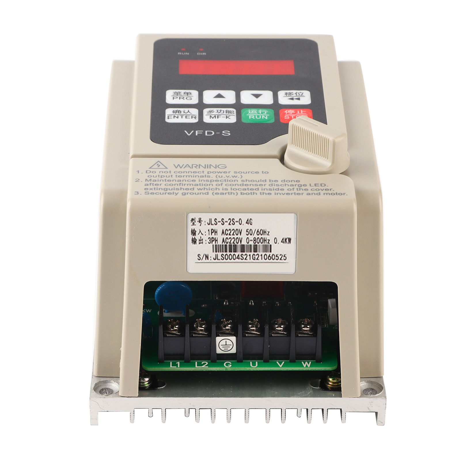 Jls-s-2s Frequenzumrichter Der S-serie, Einphasiger 220-v-eingang, Dreiphasiger Ausgang, 0,4 Kw