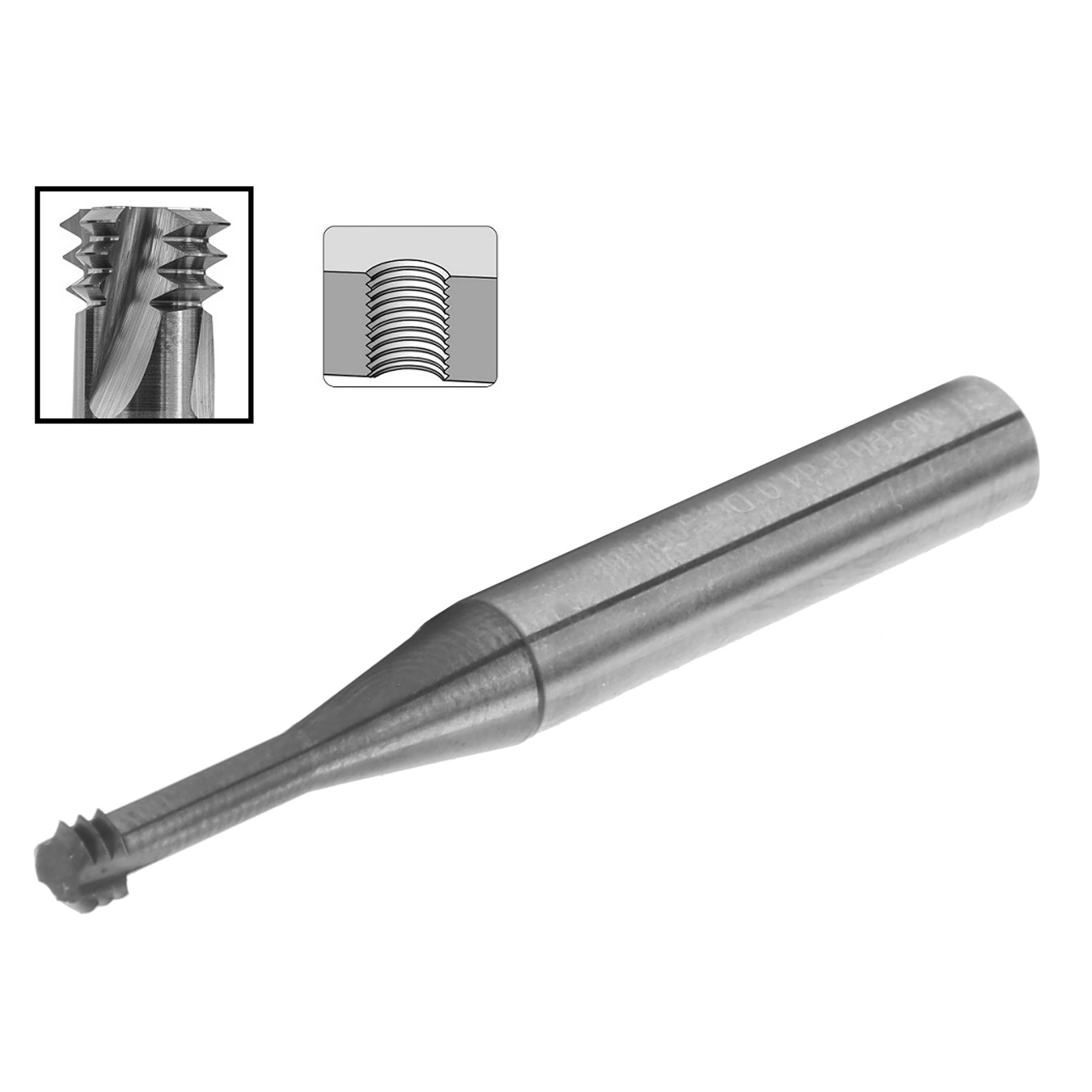 60°-gewindeschneider Aus 3-schneidigem Wolframkarbid, M50,8d650