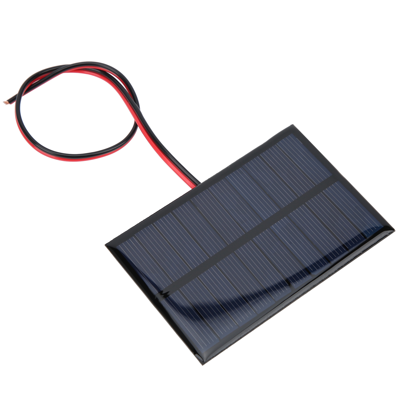 5v Dc 150ma Epoxidharz-solarpanel + 30cm Rotes Und Schwarzes Kabel