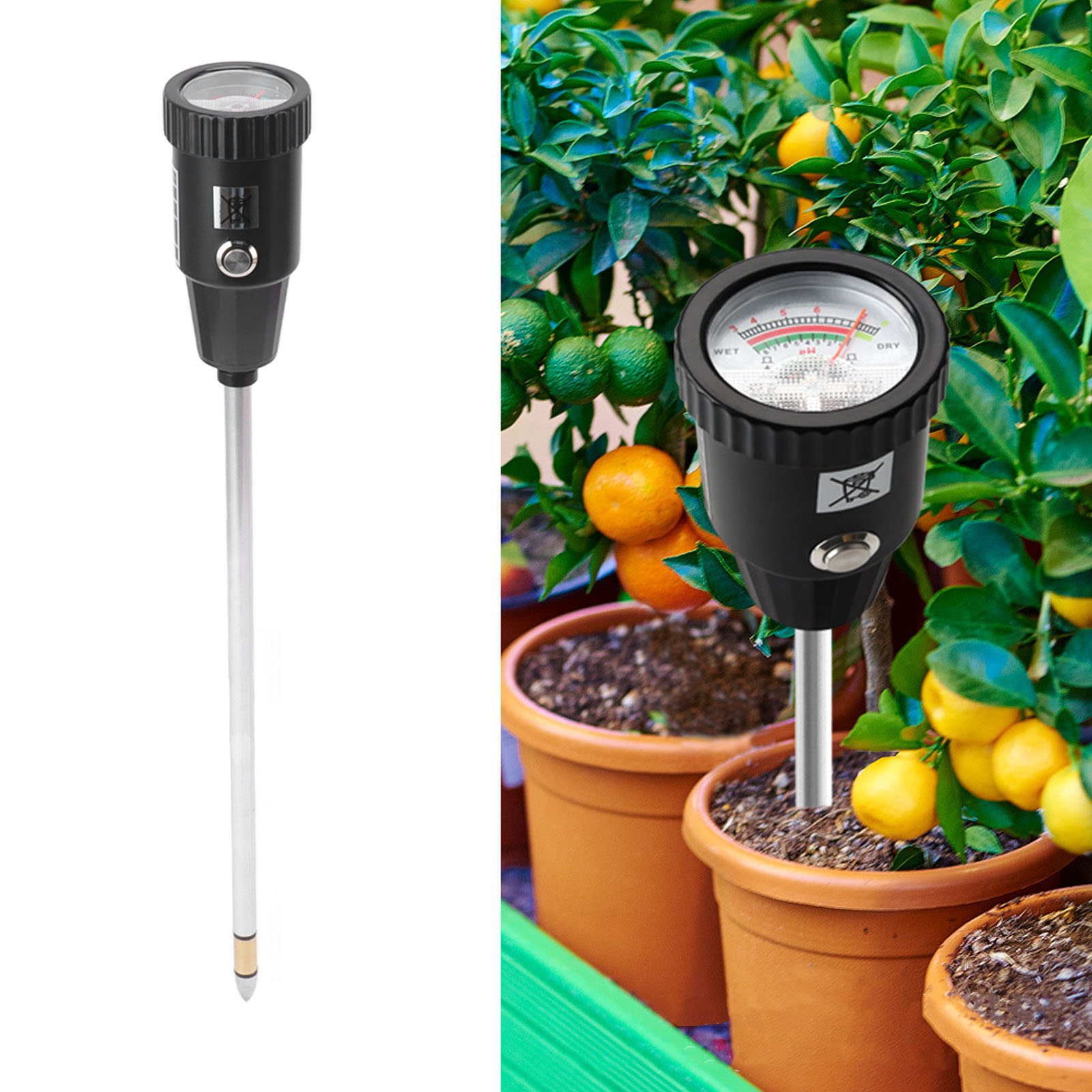 Bodenfeuchtemessgerät, Ph-meter, Feuchtigkeitsmessgerät