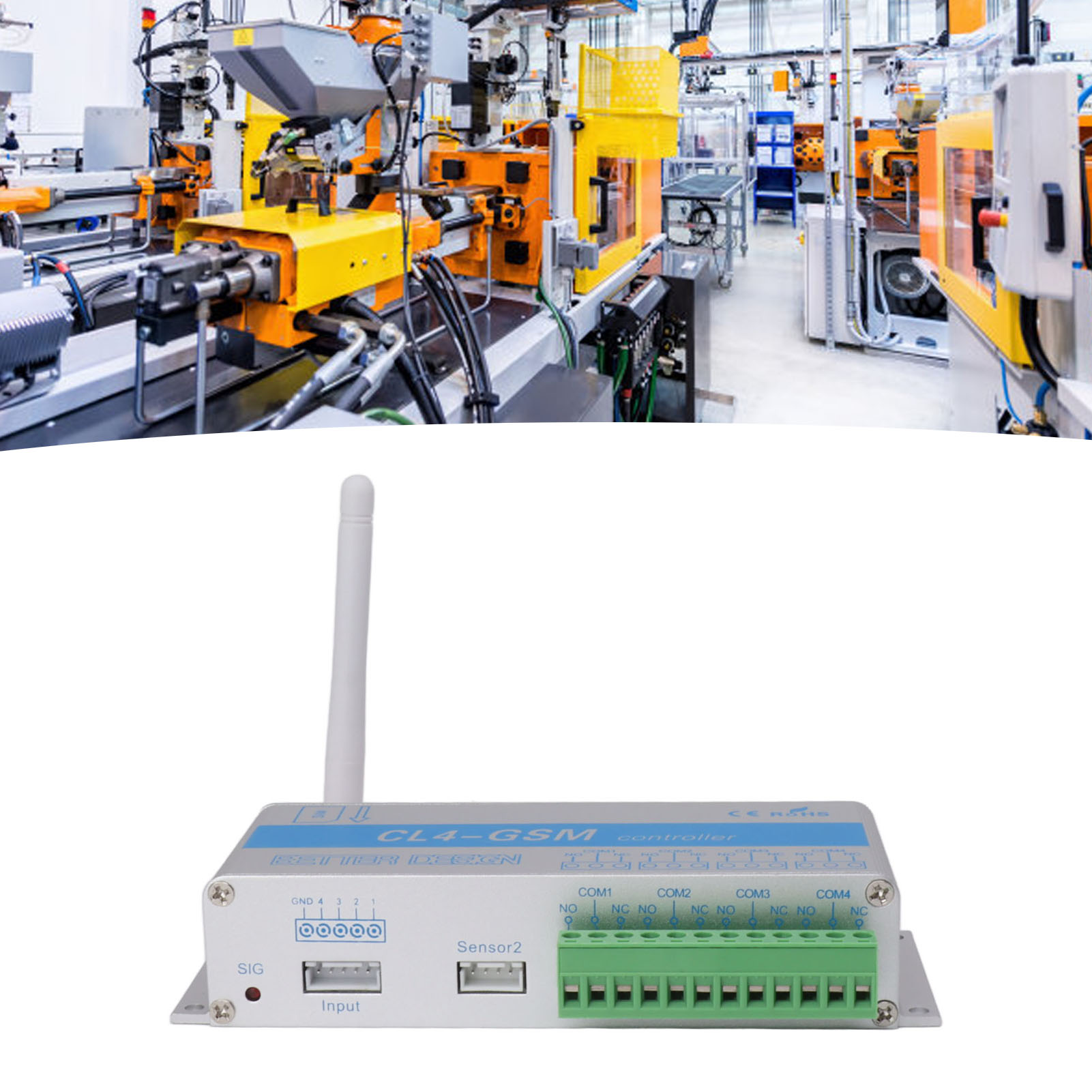Cl4-gsm-n Fernbedienungsschalter Für Telefon/sms, Relais, Intelligenter Schalter, Fernbedienung Für Wasserpumpe, Europäischer Standard 100–240 V