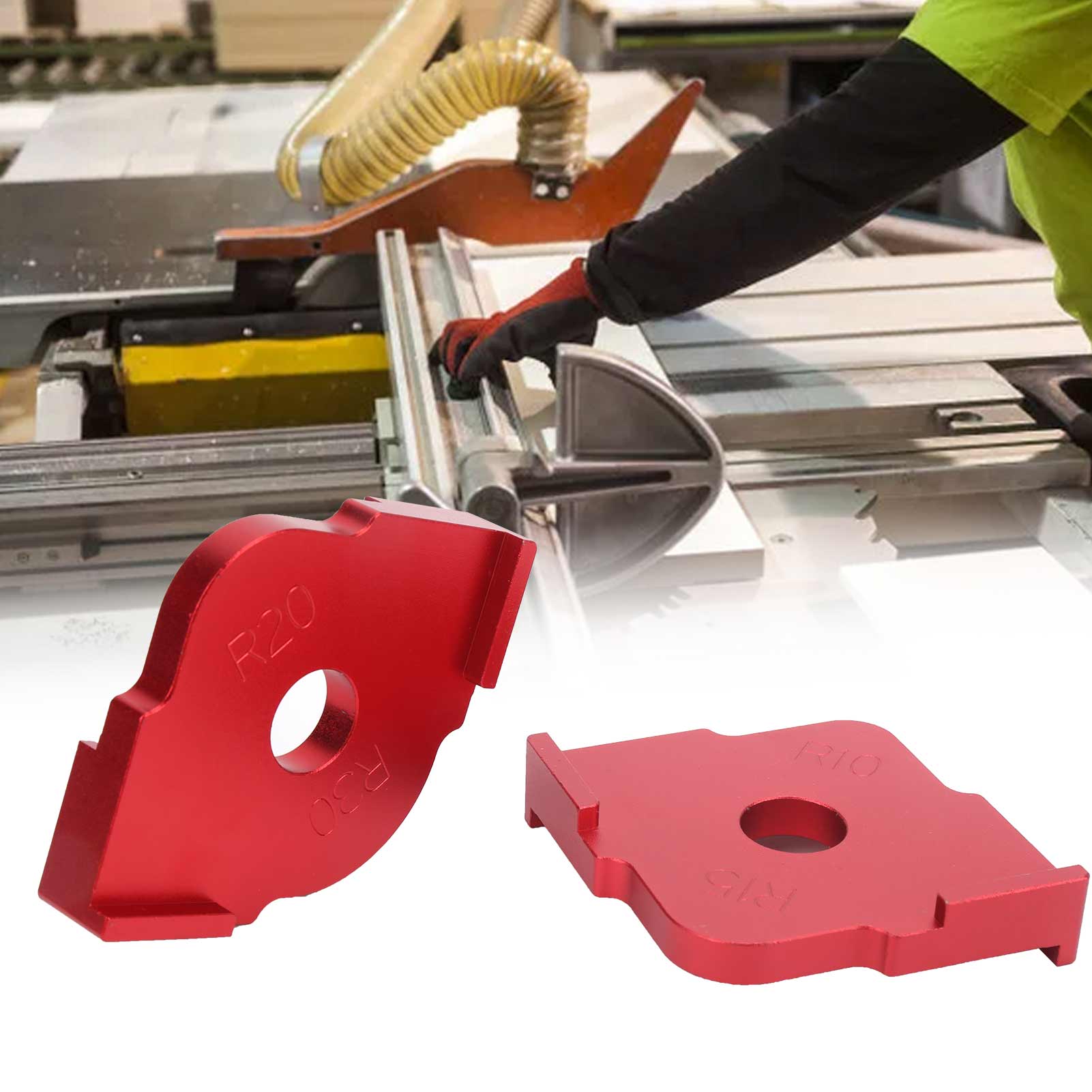 Kantenbearbeitungsmaschine, Bogenlehre, Holzschnitzmaschine, Schnellpositionierer Für Halbkreisförmige Winkel, Bogenwerkzeug R10 R15 R20 R30