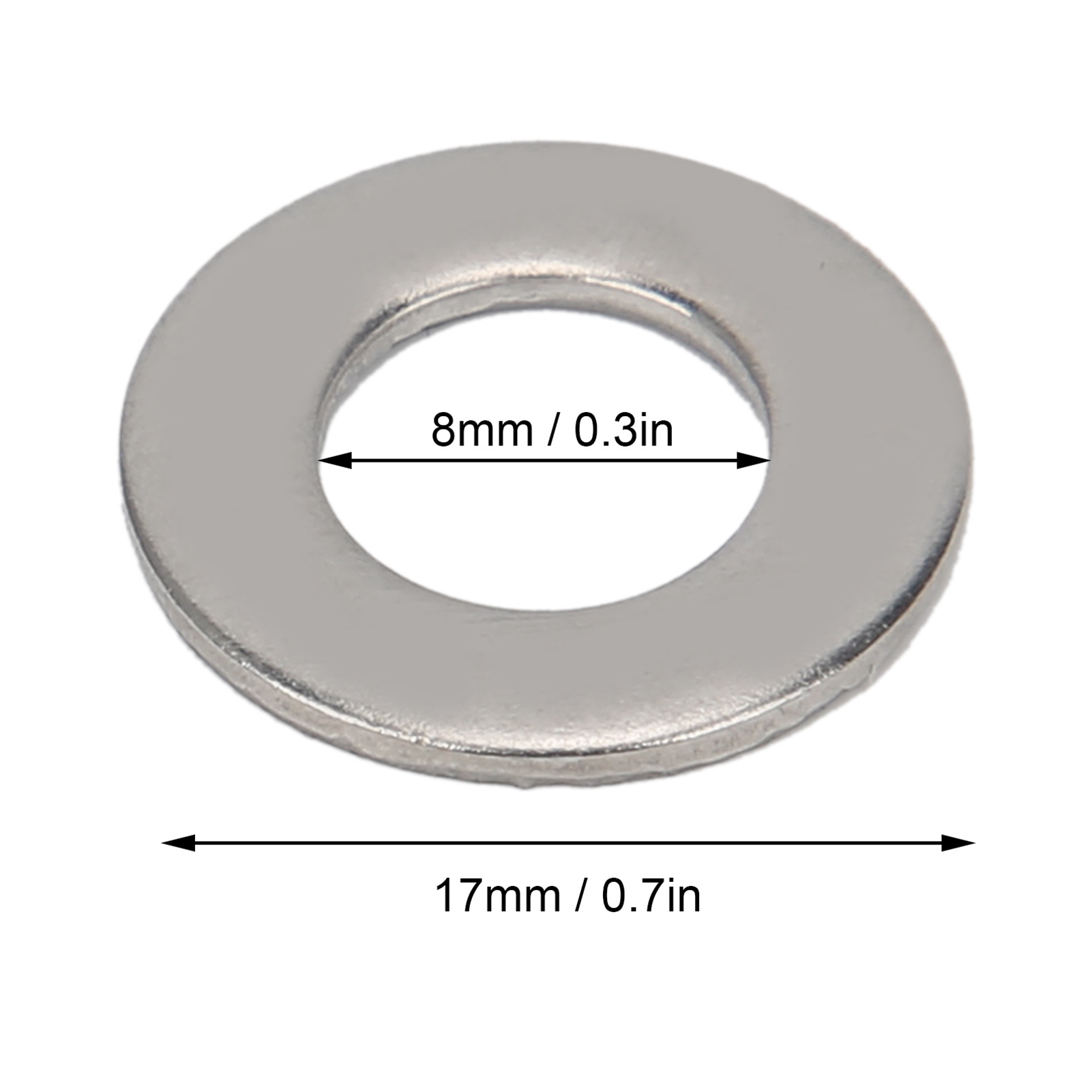 M8-flachscheibe Aus Edelstahl 304