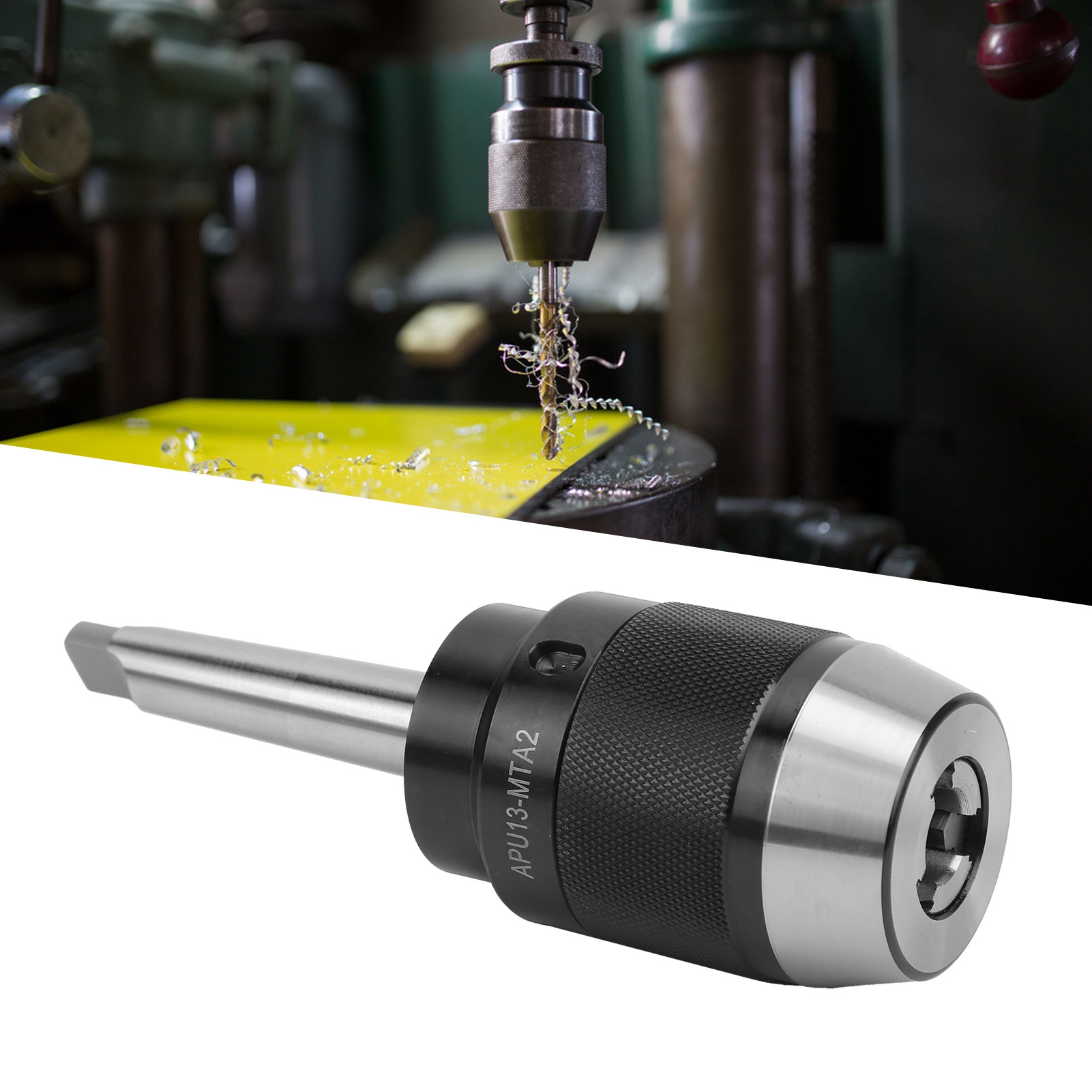 Integriertes Bohrfutter Apu13-mta2 Mit Flachschaft
