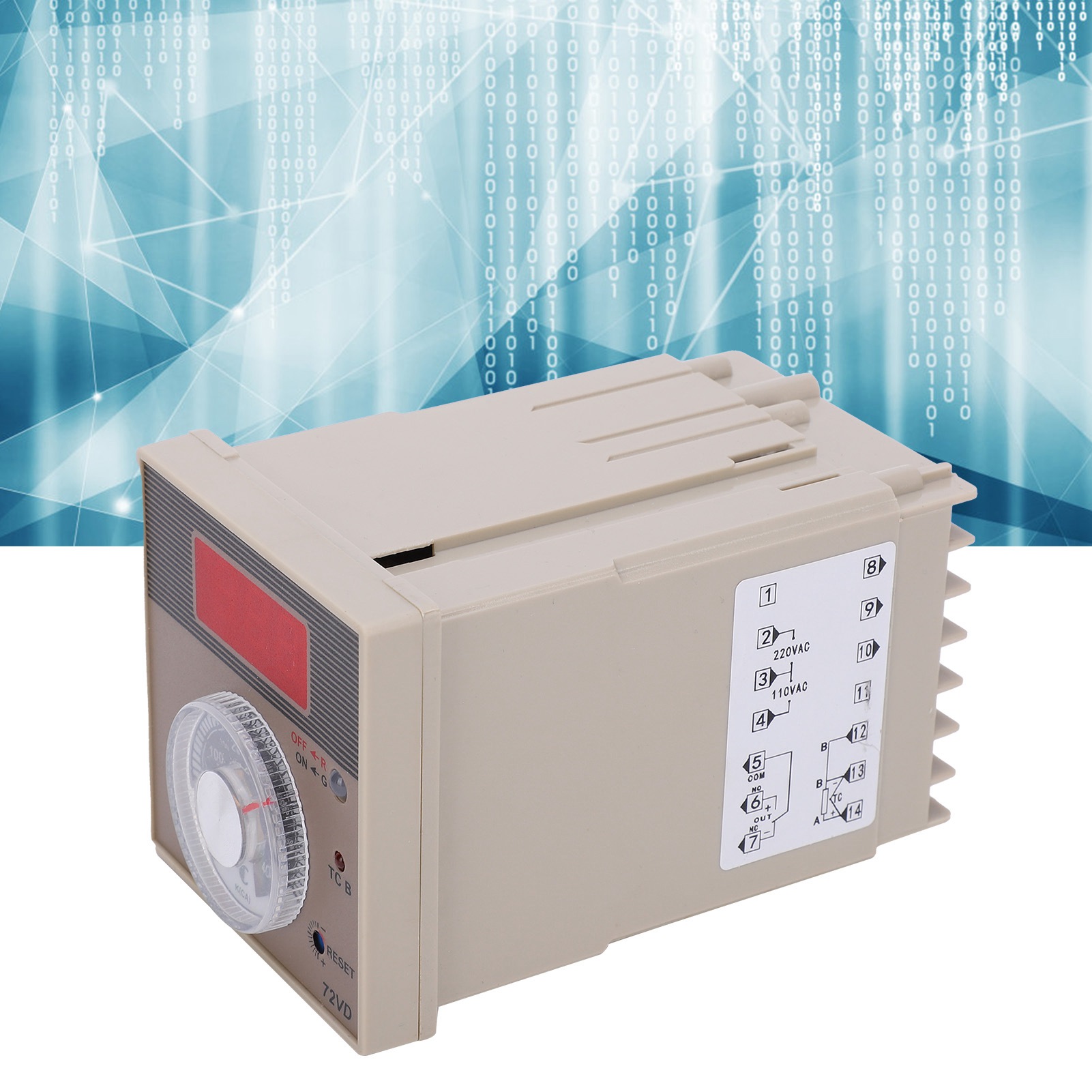 Berm@ Bem-72vd 220v Temperaturregler, Digitalanzeigeregler, Digitaler Nadeltemperaturregler