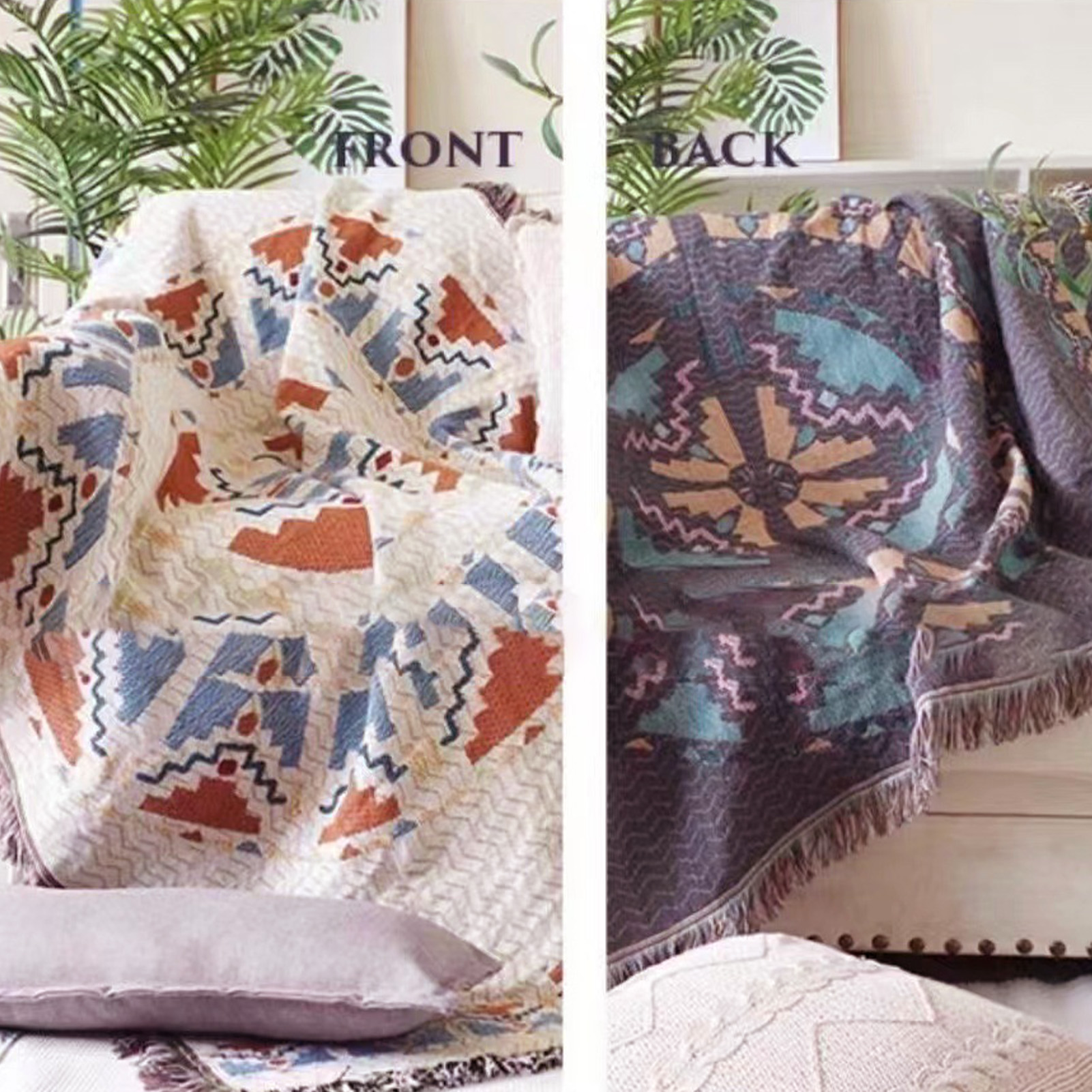 Instagram-taugliche Camping-/picknickmatte, Quadratischer Sofabezug, Ein-/doppel-/dreifach Dick, Leichtes Und Luxuriöses Sofahandtuch, Chinesischer Stil, 90 X 150 Cm