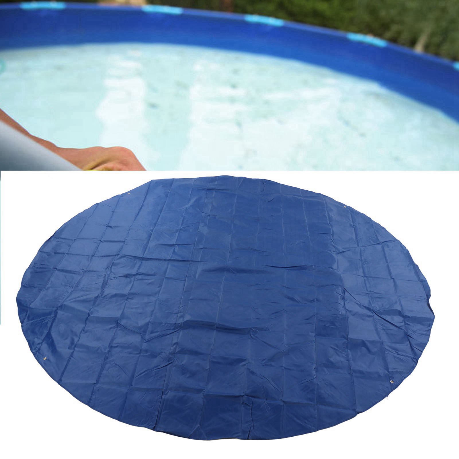 Runde Schutzfolie Nr. 1 Für Aufblasbare Pools, Staubdicht Und Wärmeisolierend, Für Innen- Und Außenpools, Poolabdeckung, 3,6 X 3,6 M