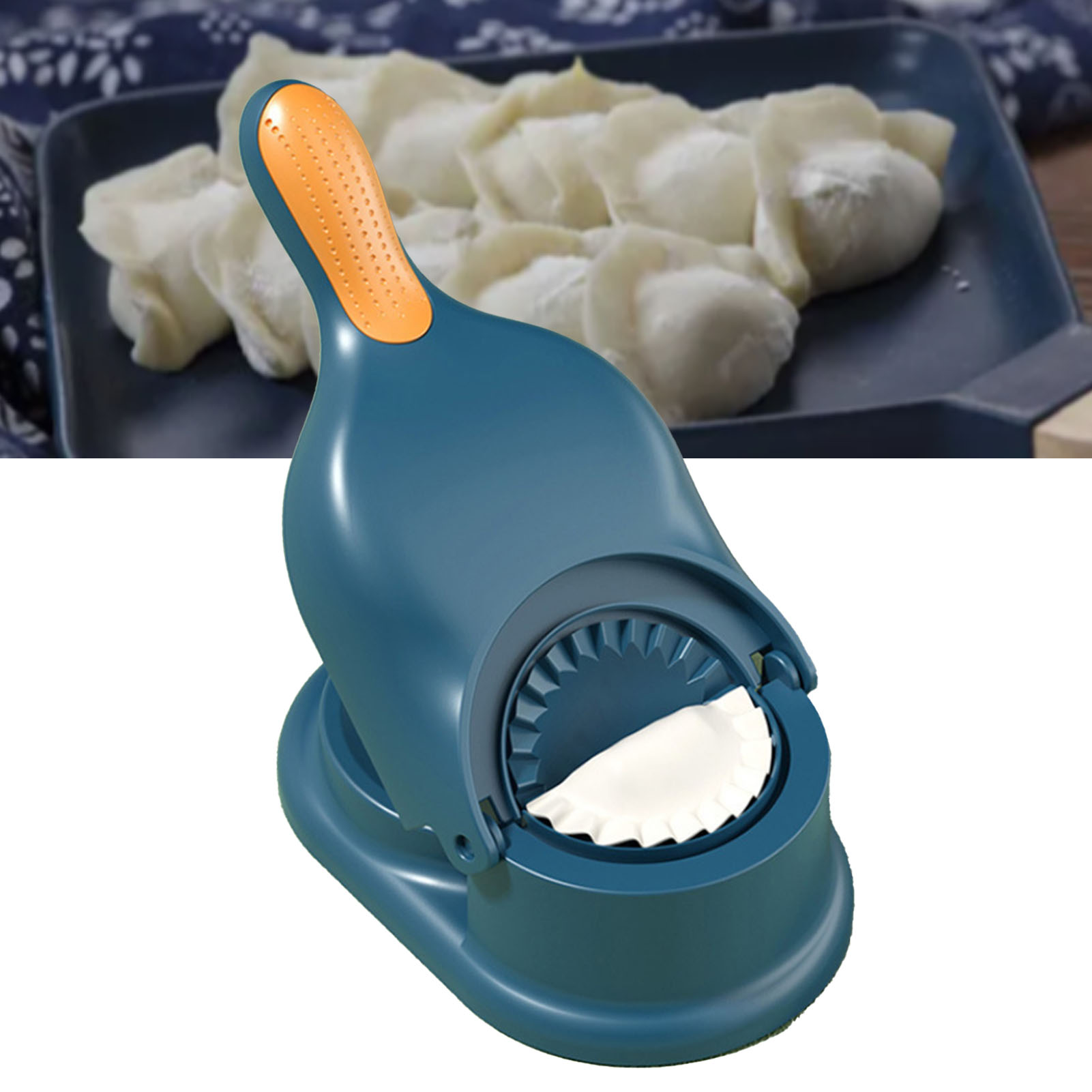 Raviolipresse, Ravioli-teigpresse Im Großhandel, Manuelle Nudelform Für Küche Und Haushalt, Blau.