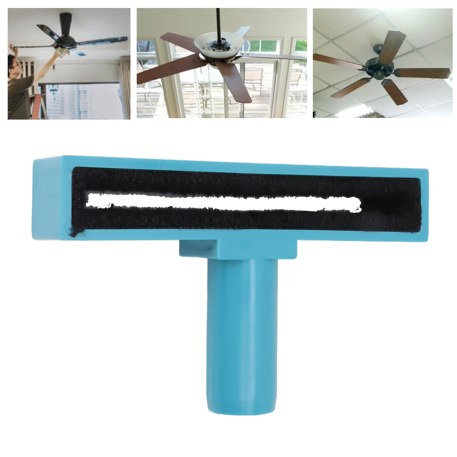 Reinigungsbürste Für Deckenventilatoren Im Haushalt, Bürste Zum Entfernen Von Staub Von Ventilatorflügeln, Werkzeug Zur Reinigung Von Deckenventilatorflügeln, Staubsaugerzubehör, Ventilatorreinigungsw