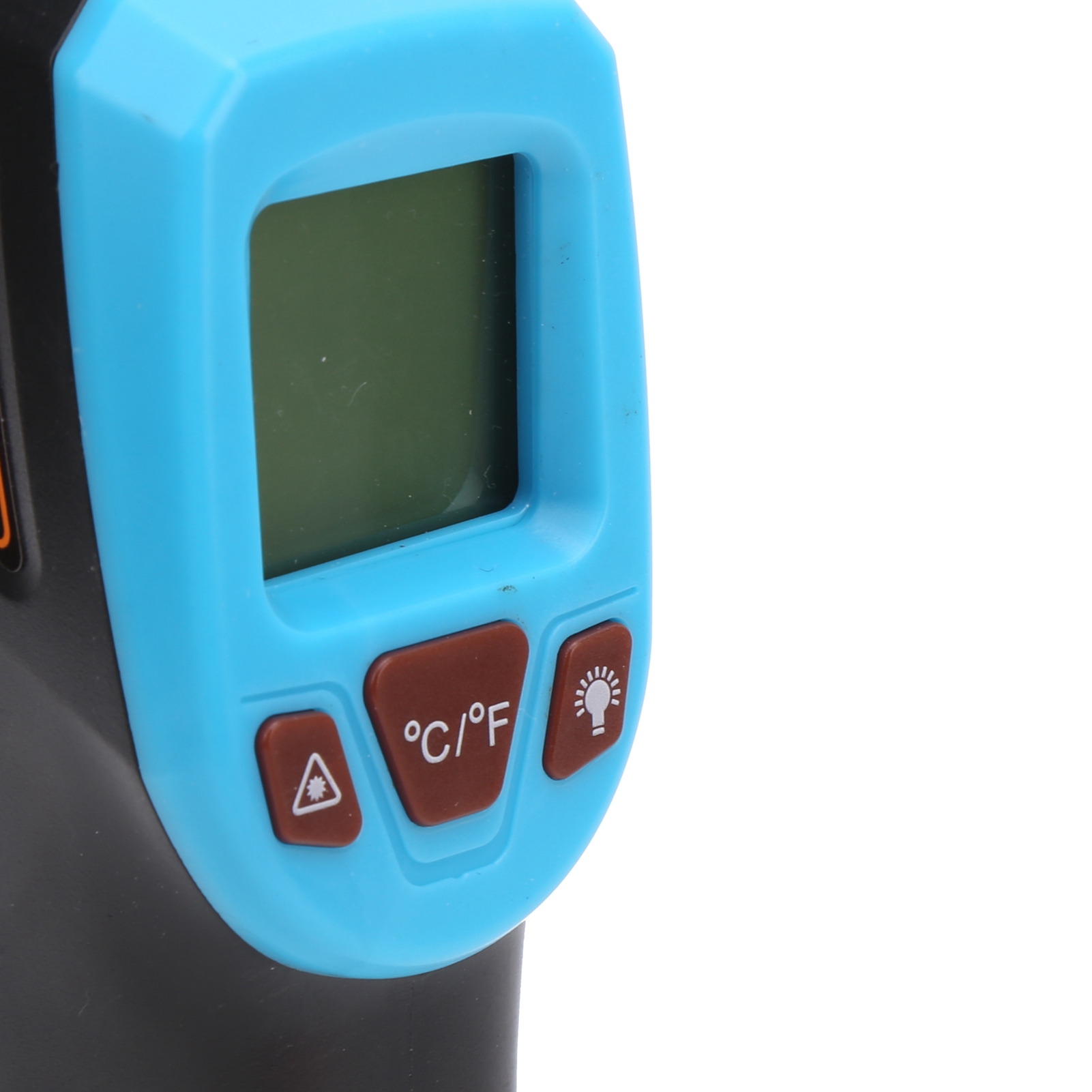 Gm320s Infrarot-thermometer Mit Lcd-bildschirm, Industrielle Hochtemperatur-infrarot-heißluftpistole (blau)