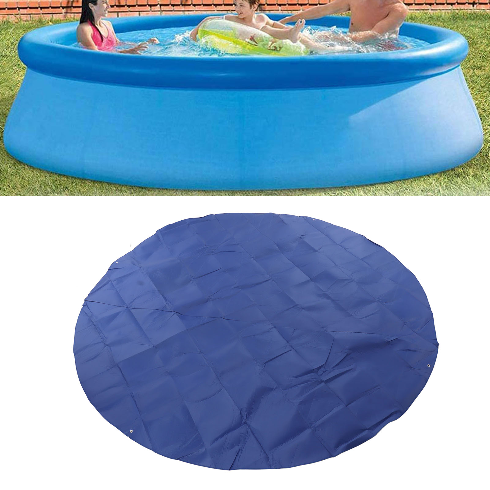 Runde Aufblasbare Poolabdeckung Größe 4, Geeignet Für Den Innen- Und Außenbereich, Staubdicht Und Wärmeisolierend, 4,5 X 4,5 M.