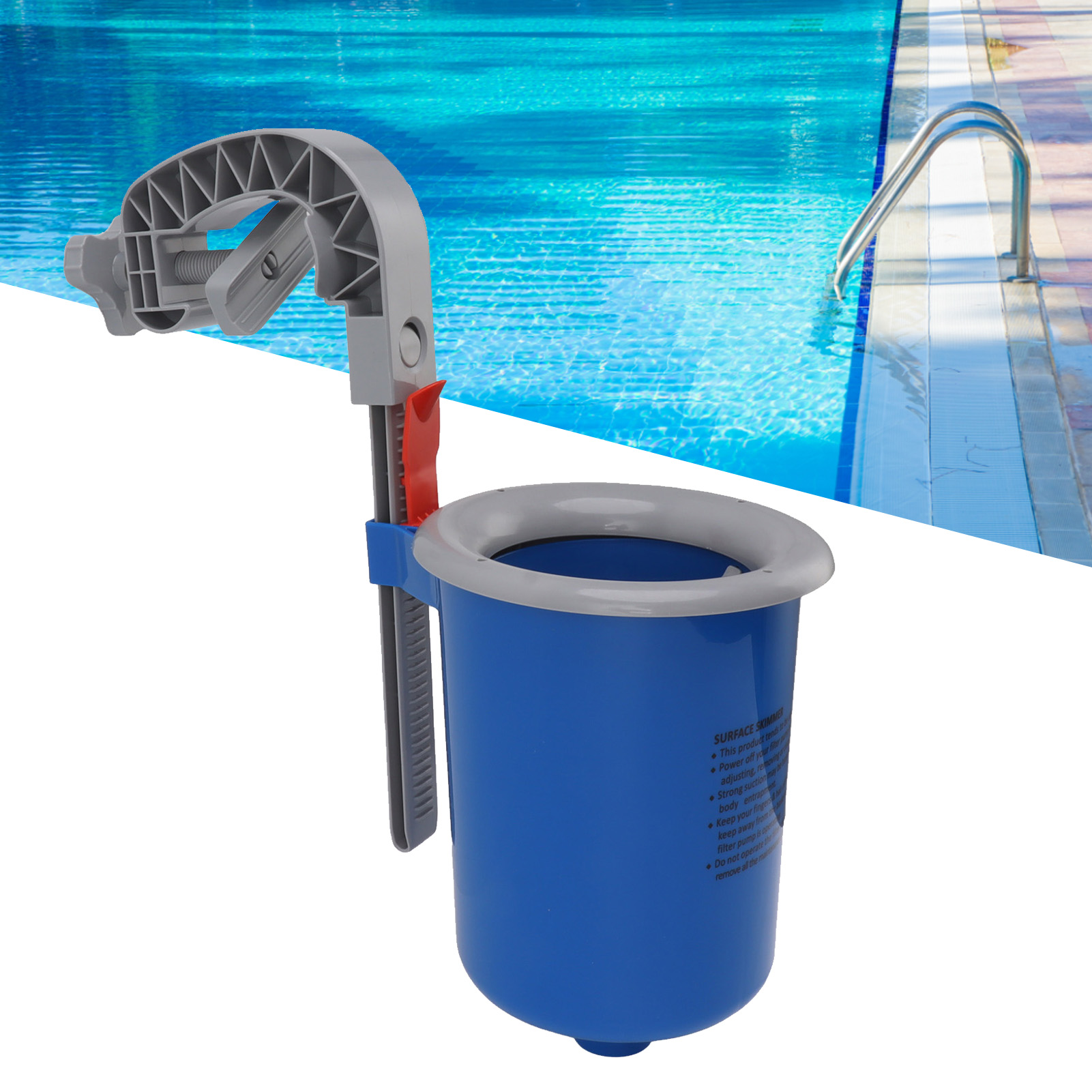 Blauer Wandskimmer Für Schwimmbecken, Intex-skimmer Zur Reinigung Von Schwimmbecken.